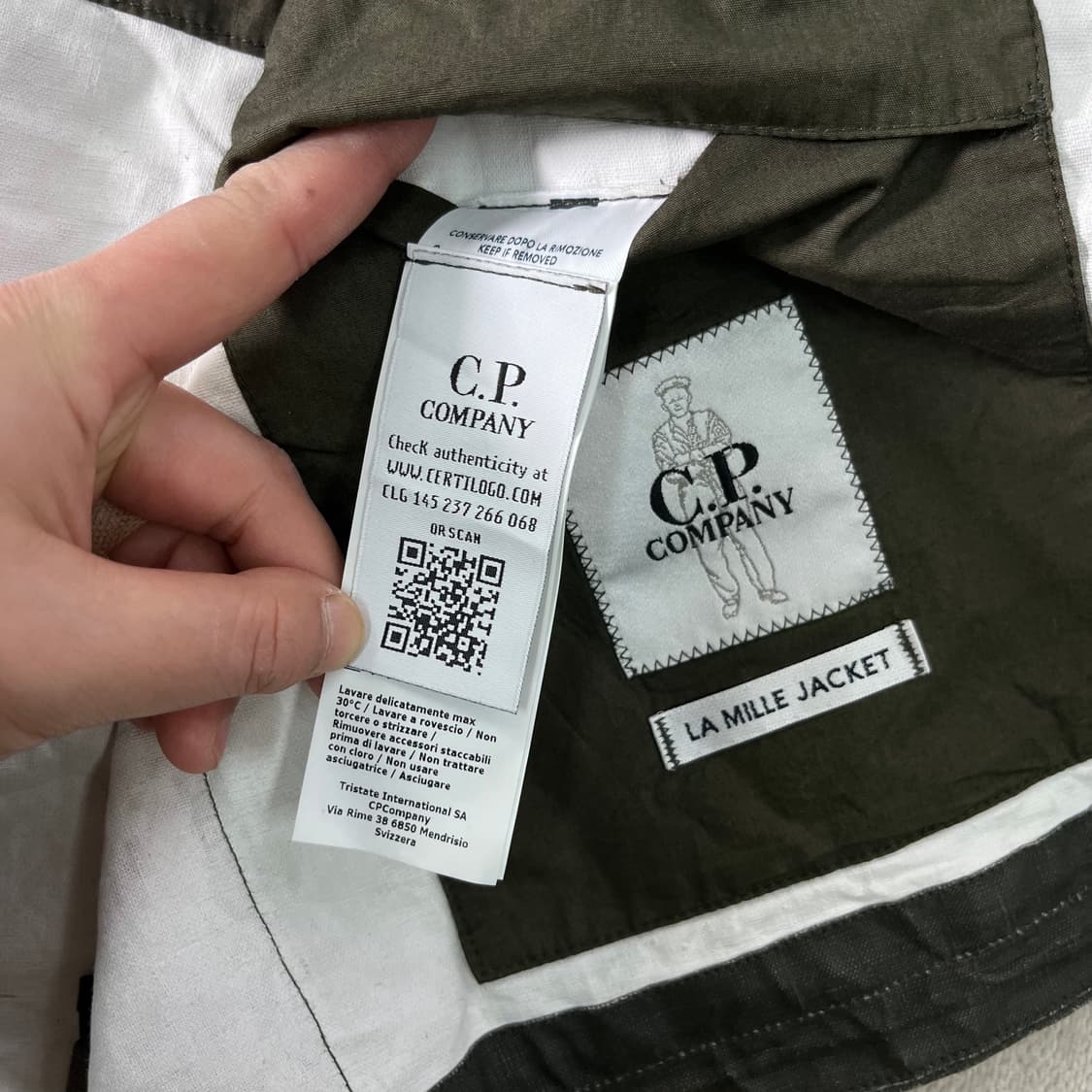 100 CP컴퍼니 린넨 LA 밀레 자켓 상품이미지9