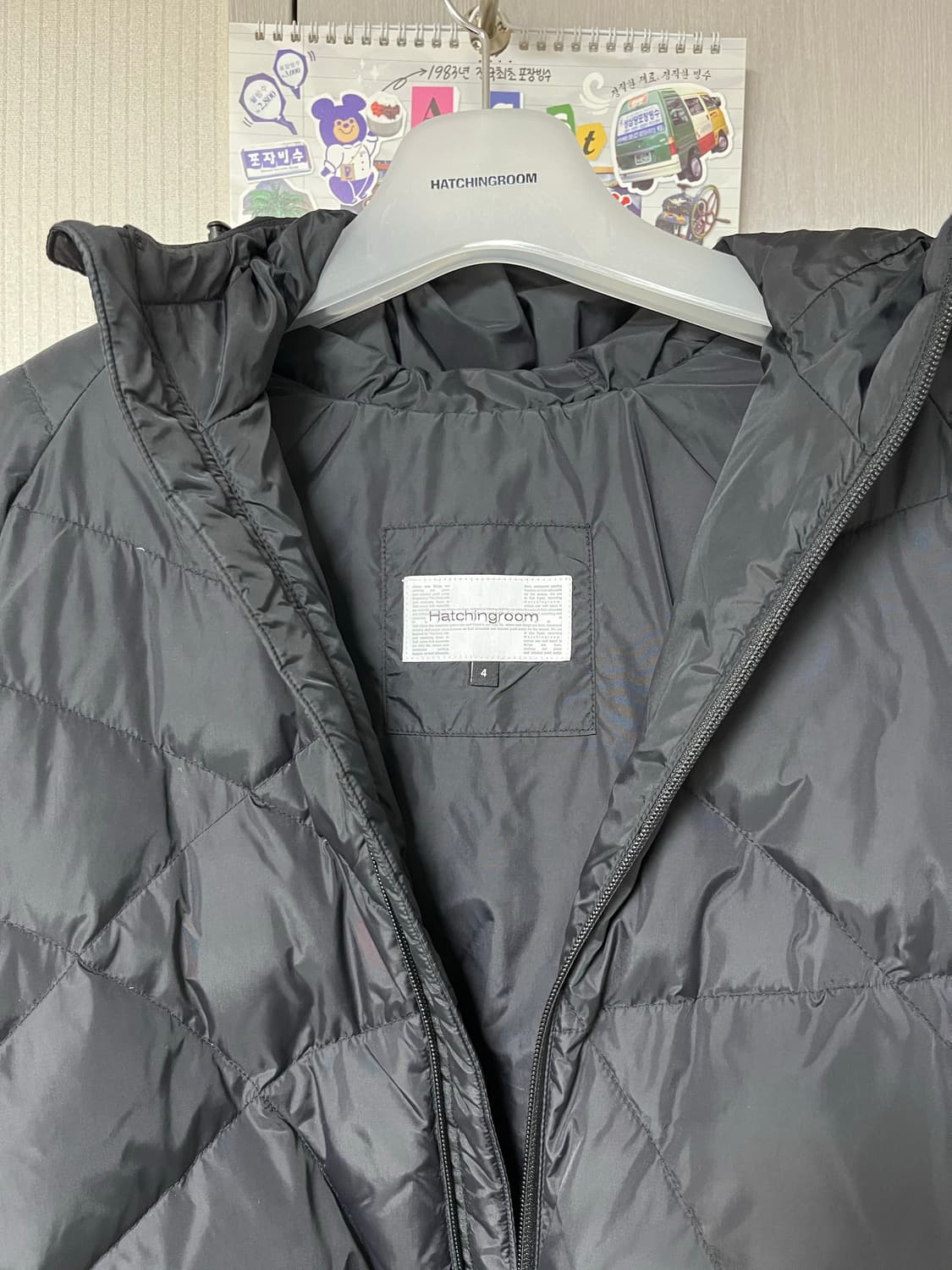 [4/L]Web Goose Down Puffer Black 상품이미지4