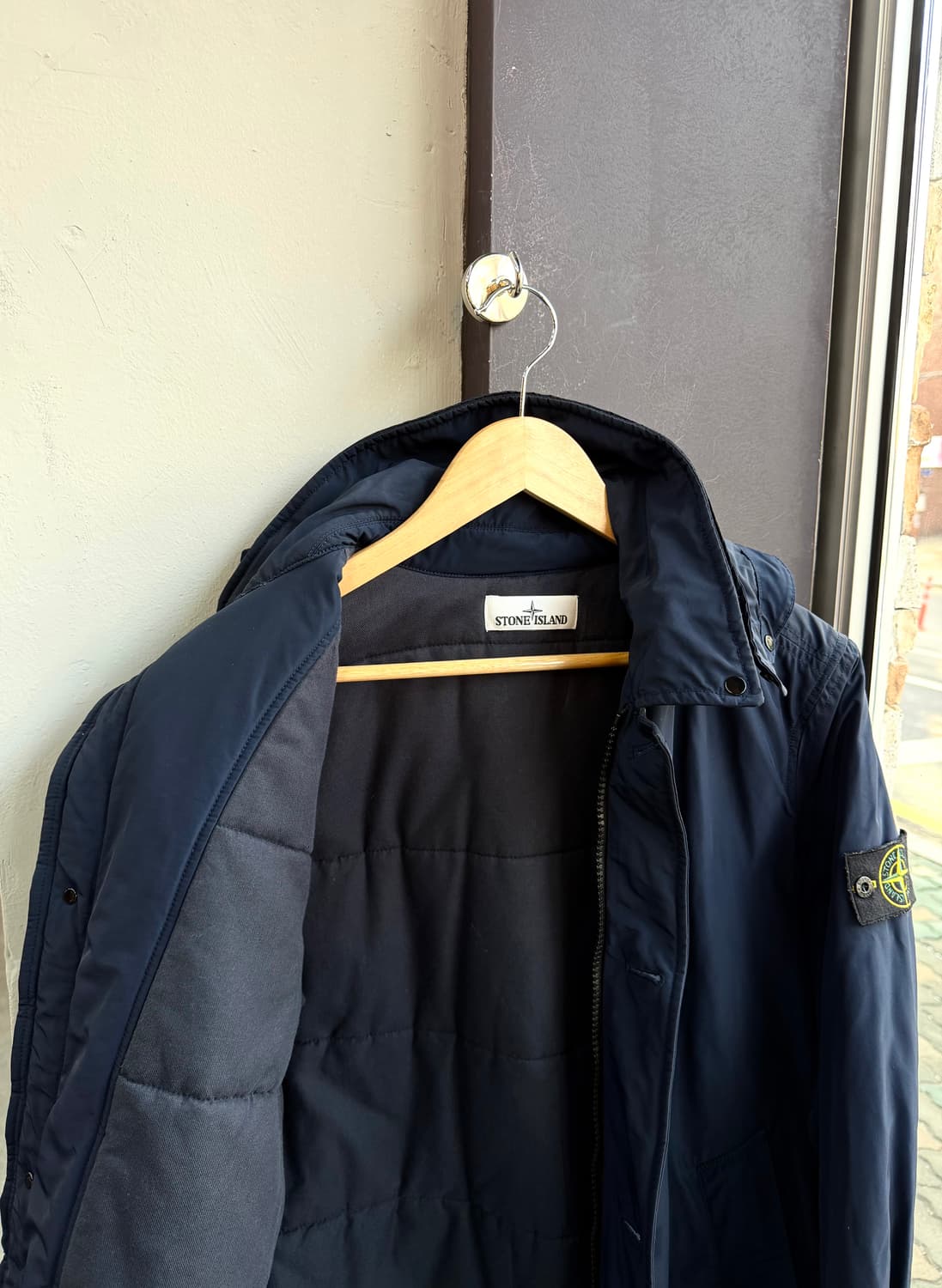 100/ 스톤아일랜드 마이크로 레펠 패딩 코트 상품이미지4