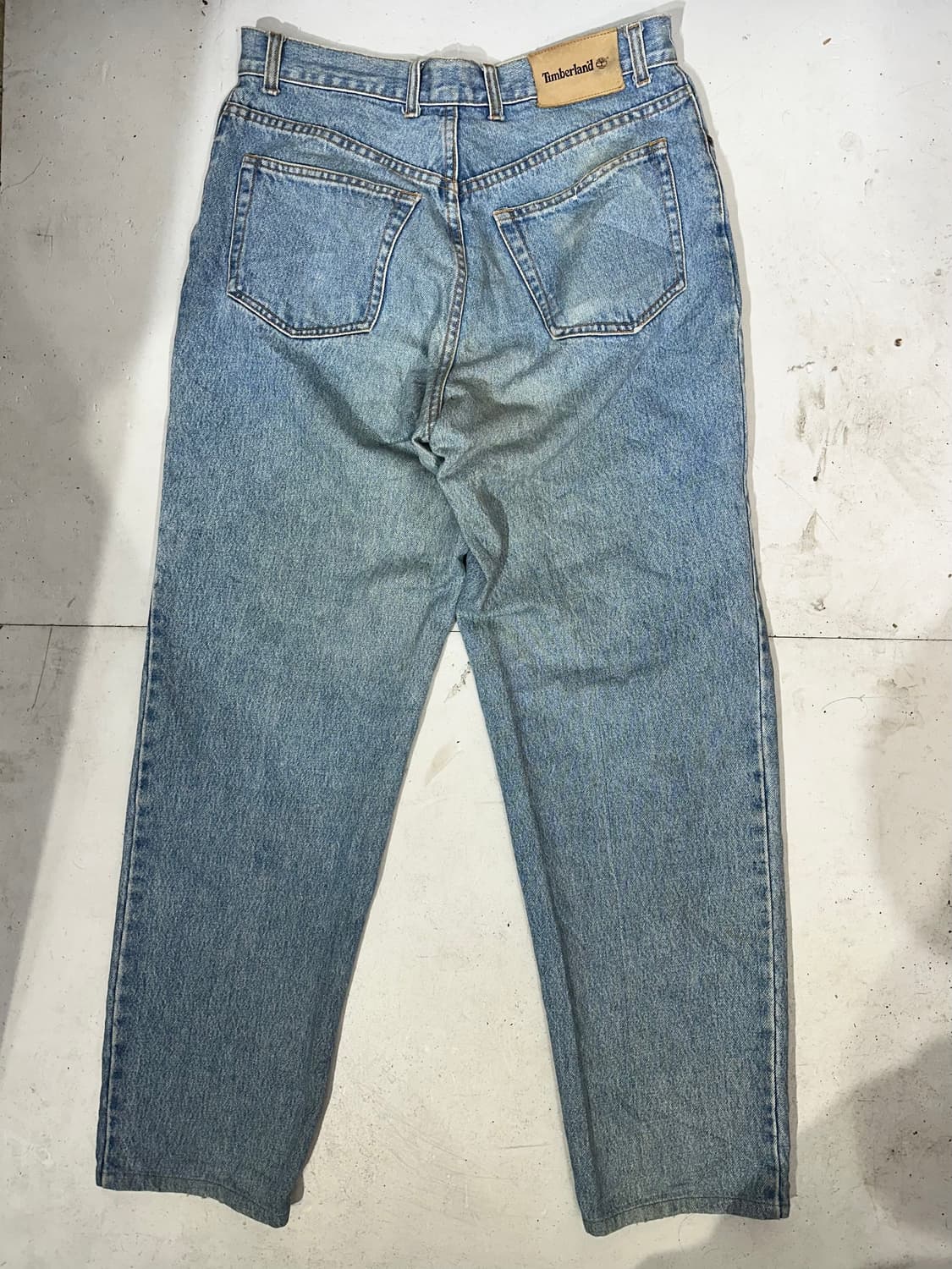 00s 팀버랜드 와이드 연청 데님 팬츠 청바지  상품이미지5