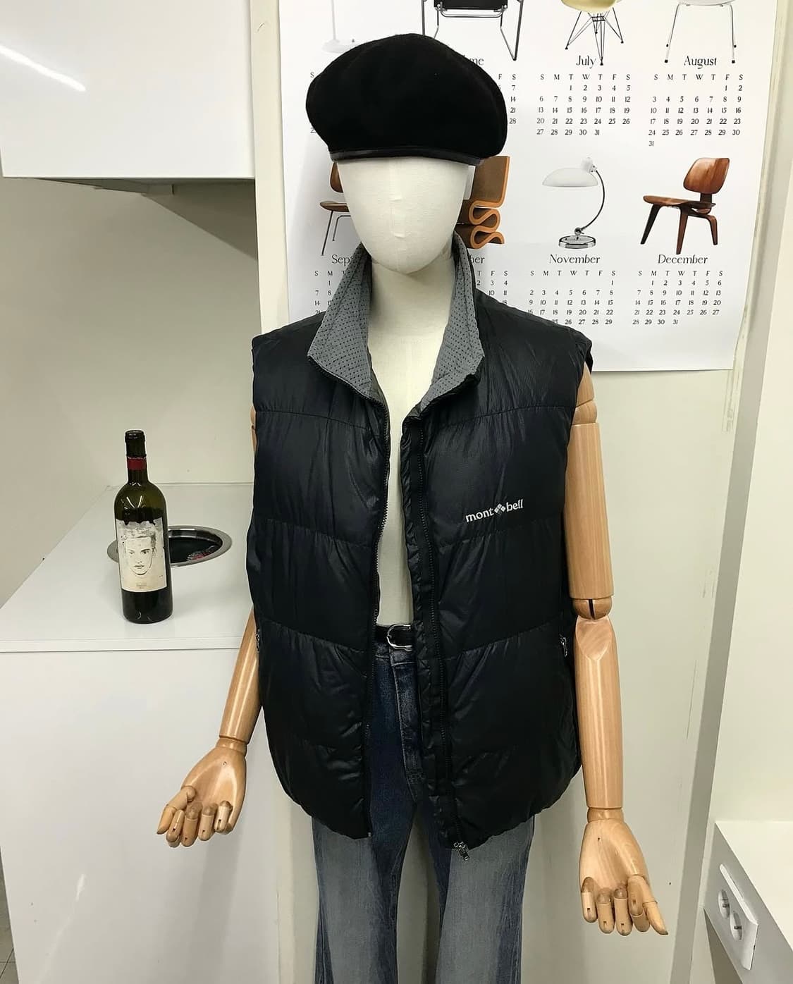 몽벨 유광 구스다운 패딩 조끼 베스트 상품이미지4