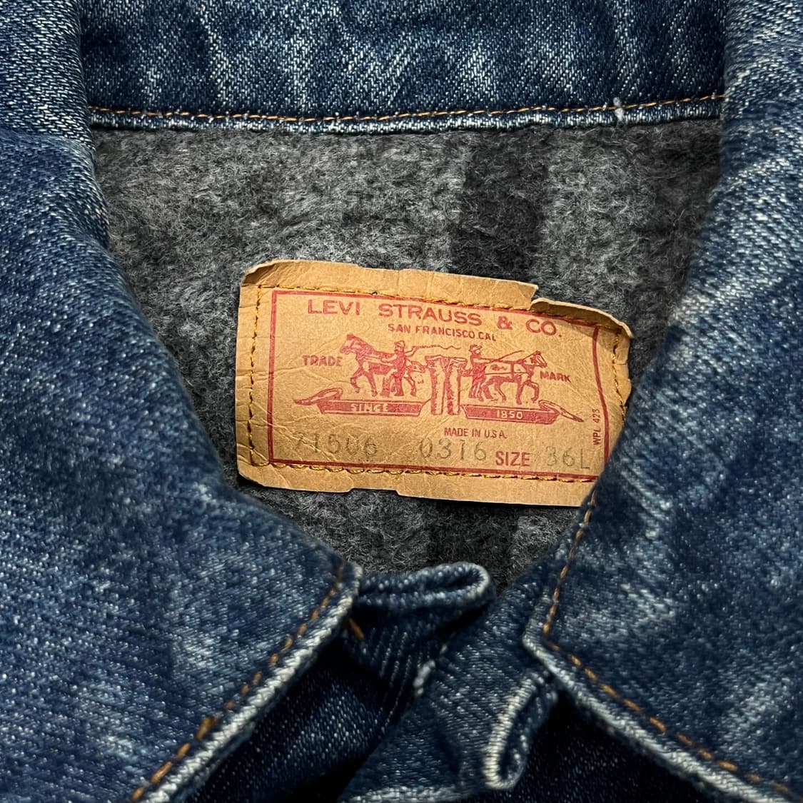 [90-95] 리바이스 데님자켓(안감o) 상품이미지3