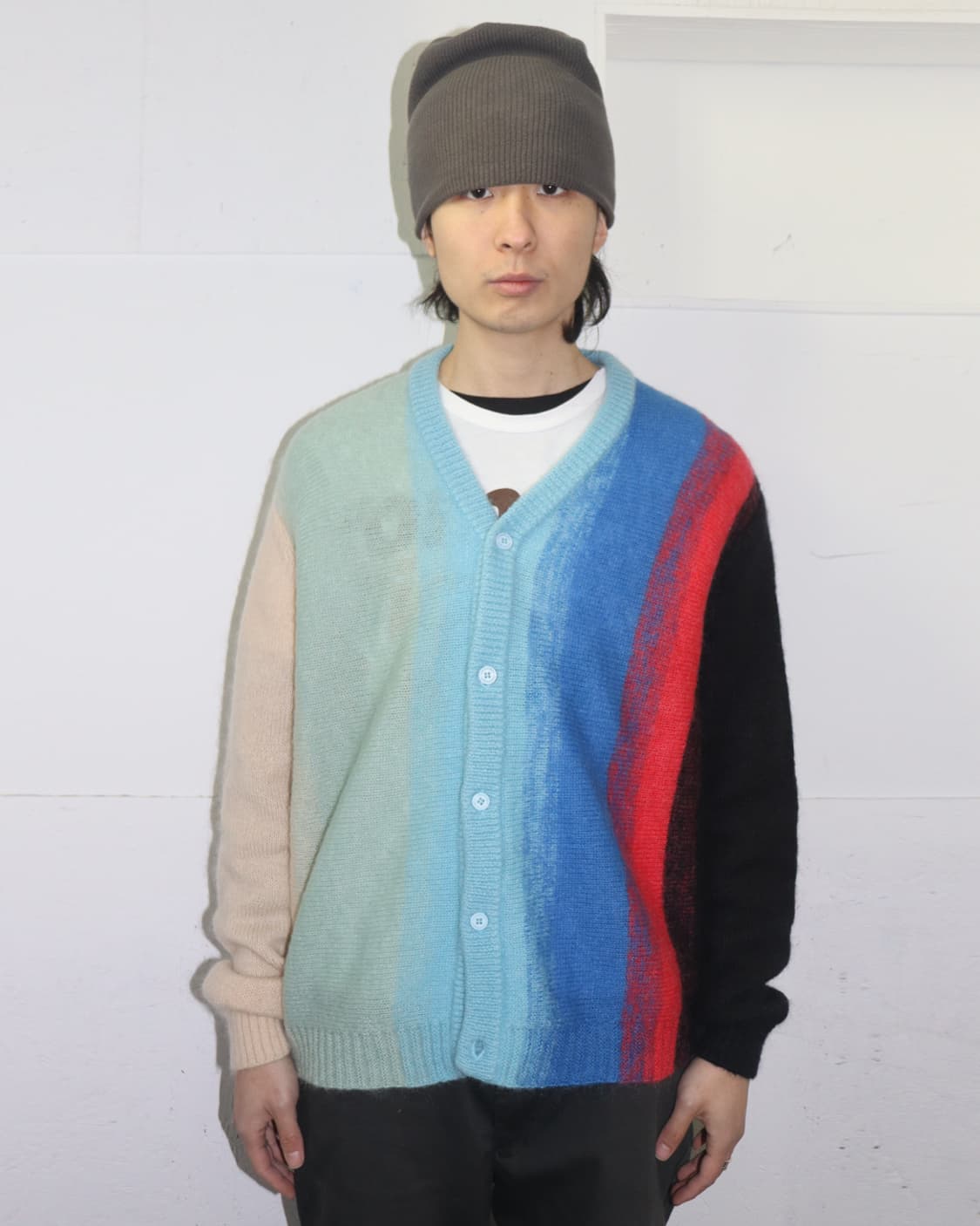 찰스 제프리 러버보이 21AW 멀티 컬러 모헤어 가디건 상품이미지1