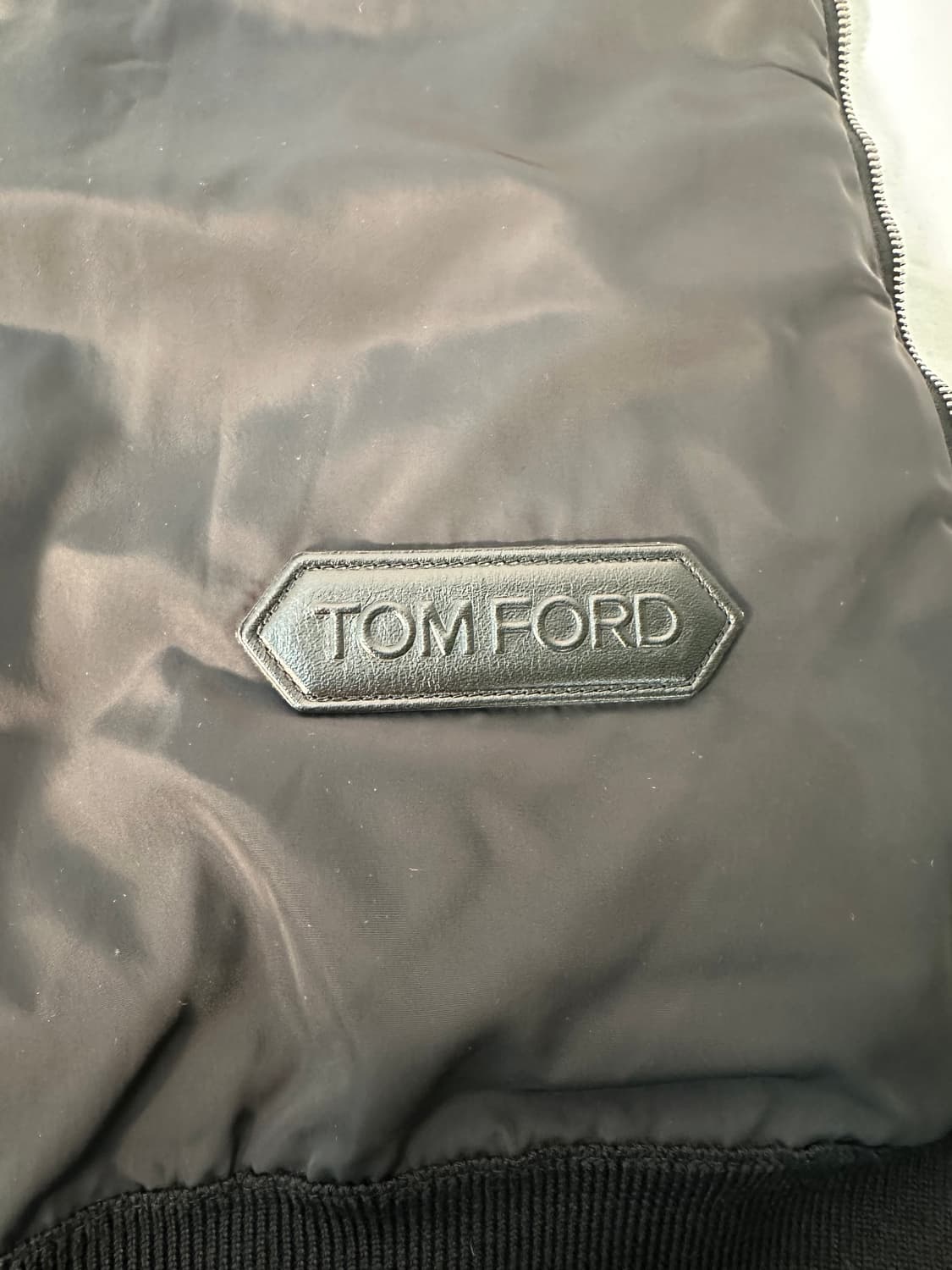 (52) 톰포드 울 블렌드 니트패딩 블랙 상품이미지7