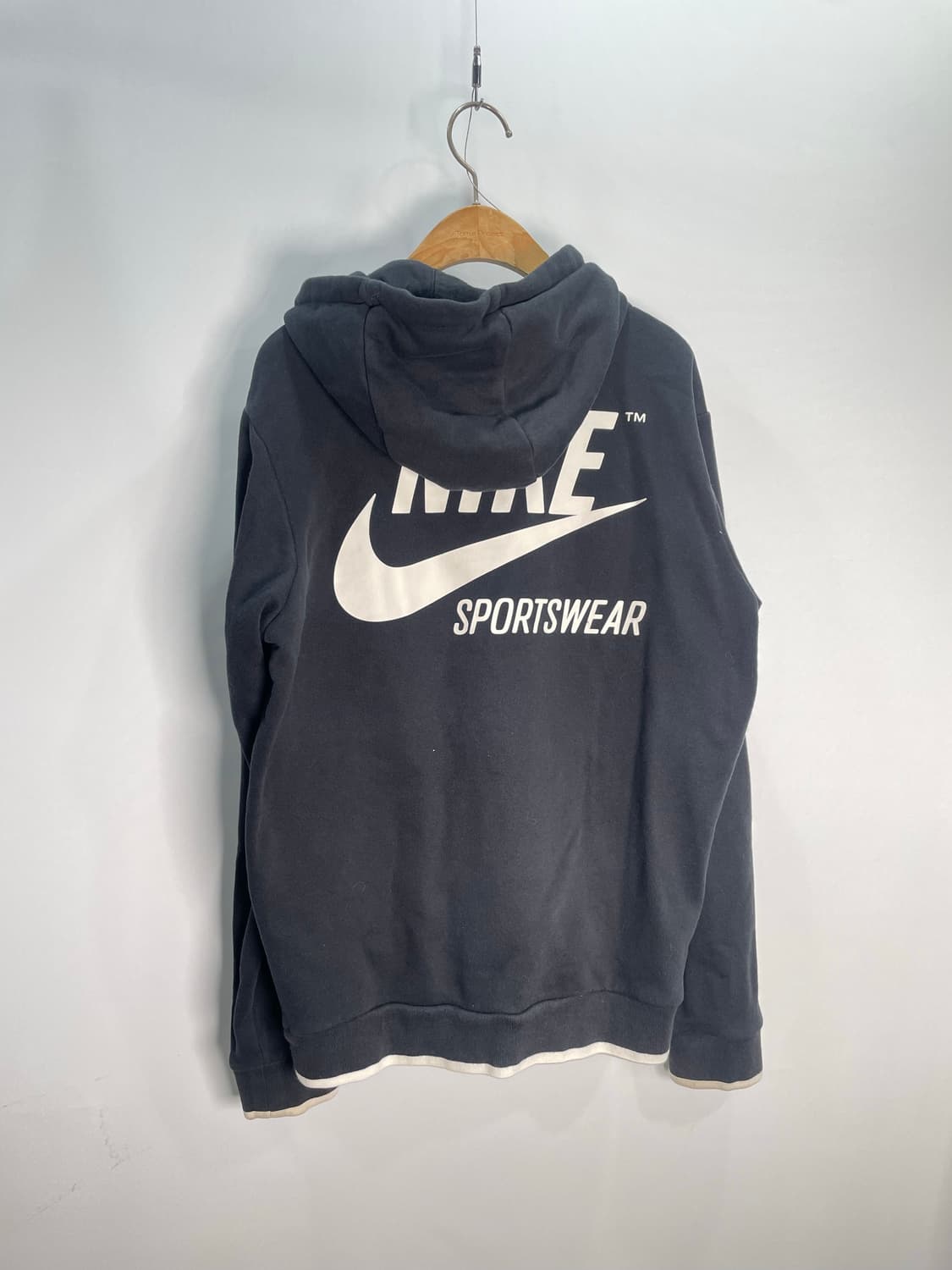 나이키 블랙 후드 집업 S  상품이미지2