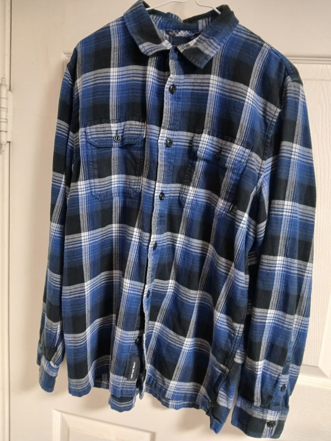 반스 블루 체크셔츠 상품이미지1