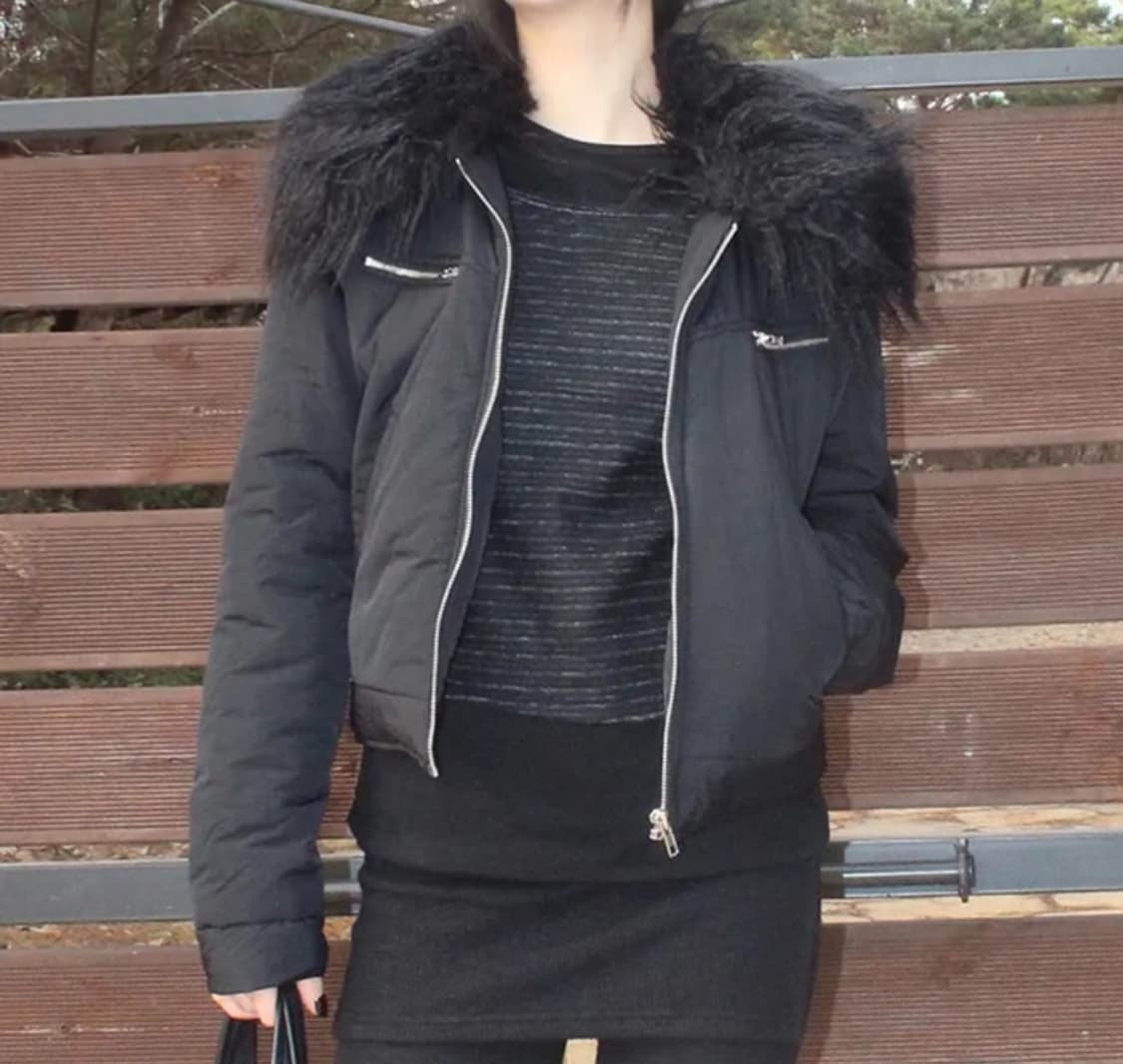 젤레나 카라스 퍼 숏패딩 점퍼 상품이미지1