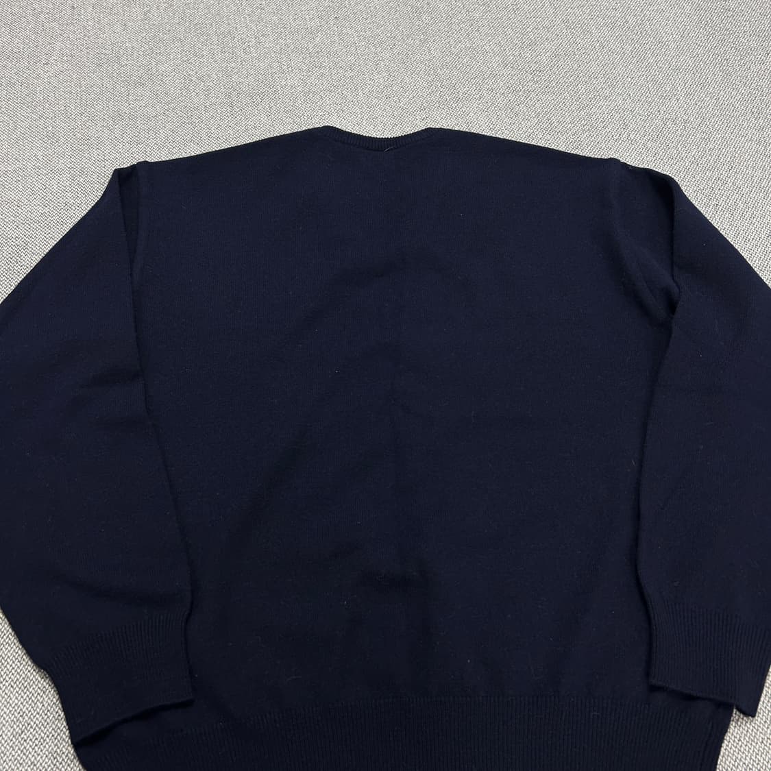 라코스테 네이비 울 브이넥 니트(100) 상품이미지4