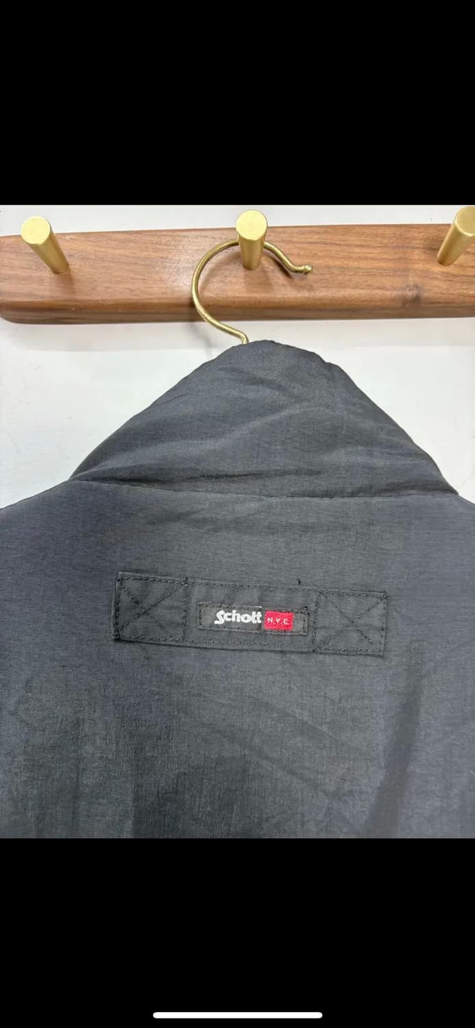 쇼트 올드스쿨 폴리쉘 재킷 블랙 H918 상품이미지5