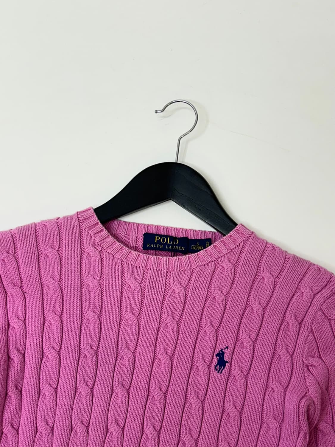 Polo 폴로 랄프로렌 핑크 케이블 니트   상품이미지1