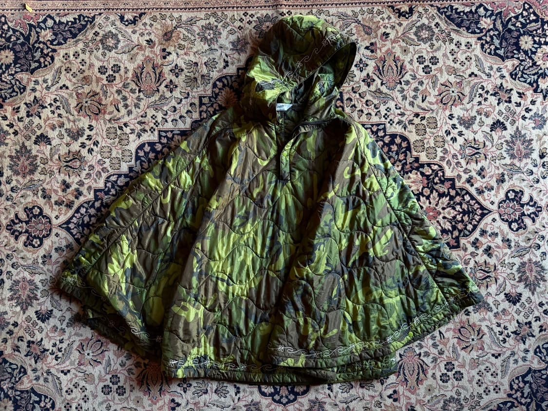 텐더로인 카모플라주 후드 판초 자켓  상품이미지1