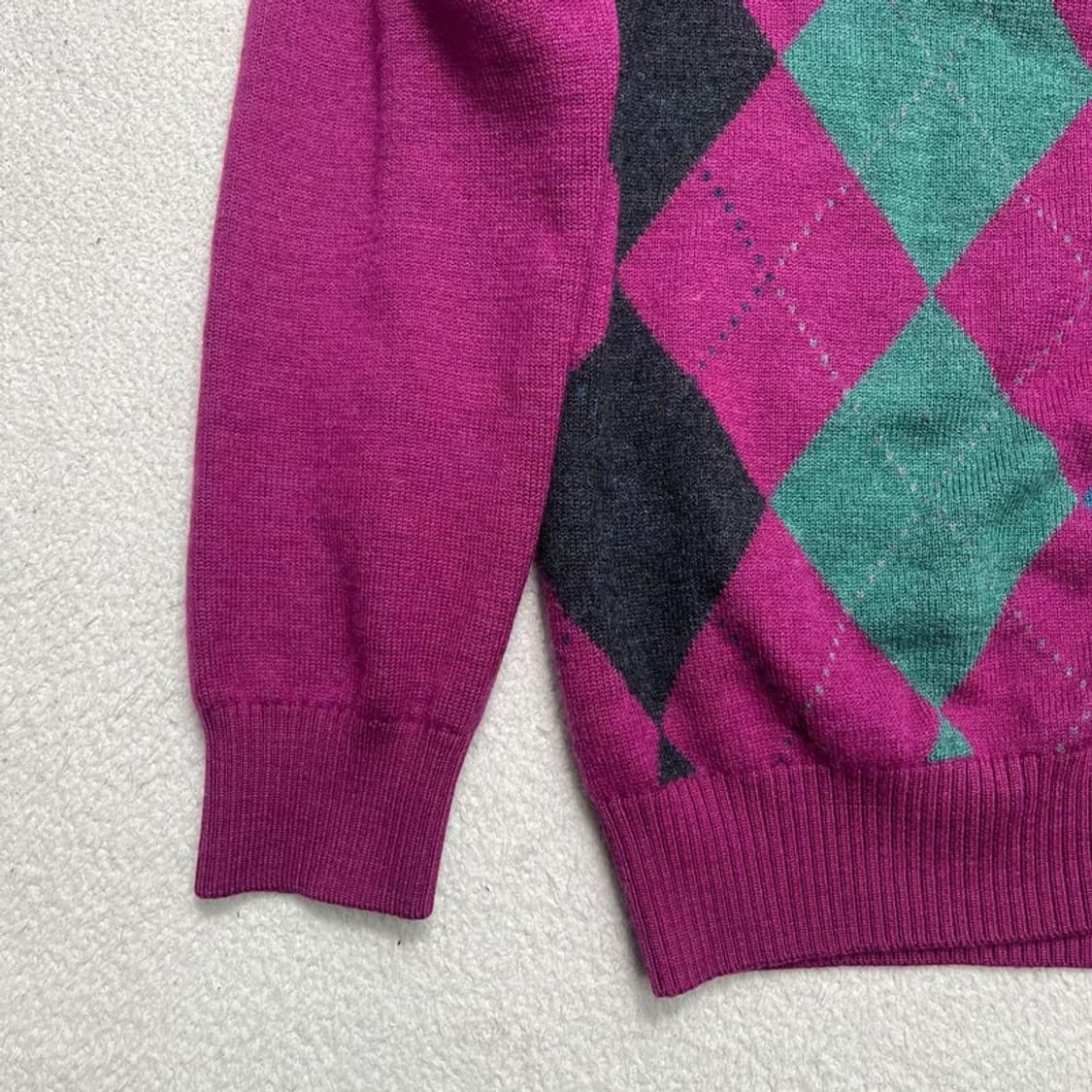 LACOSTE 아가일 가디건 5 상품이미지3