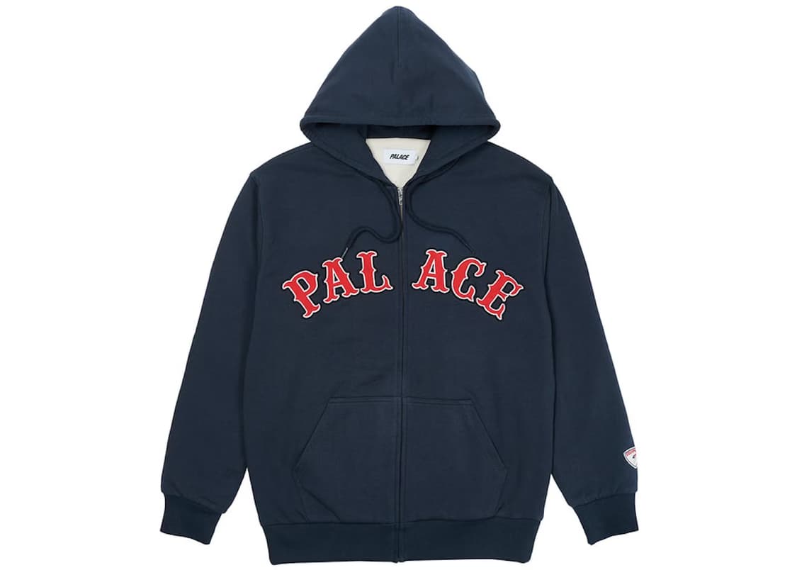 팔라스 아치 후드집업 네이비 상품이미지1