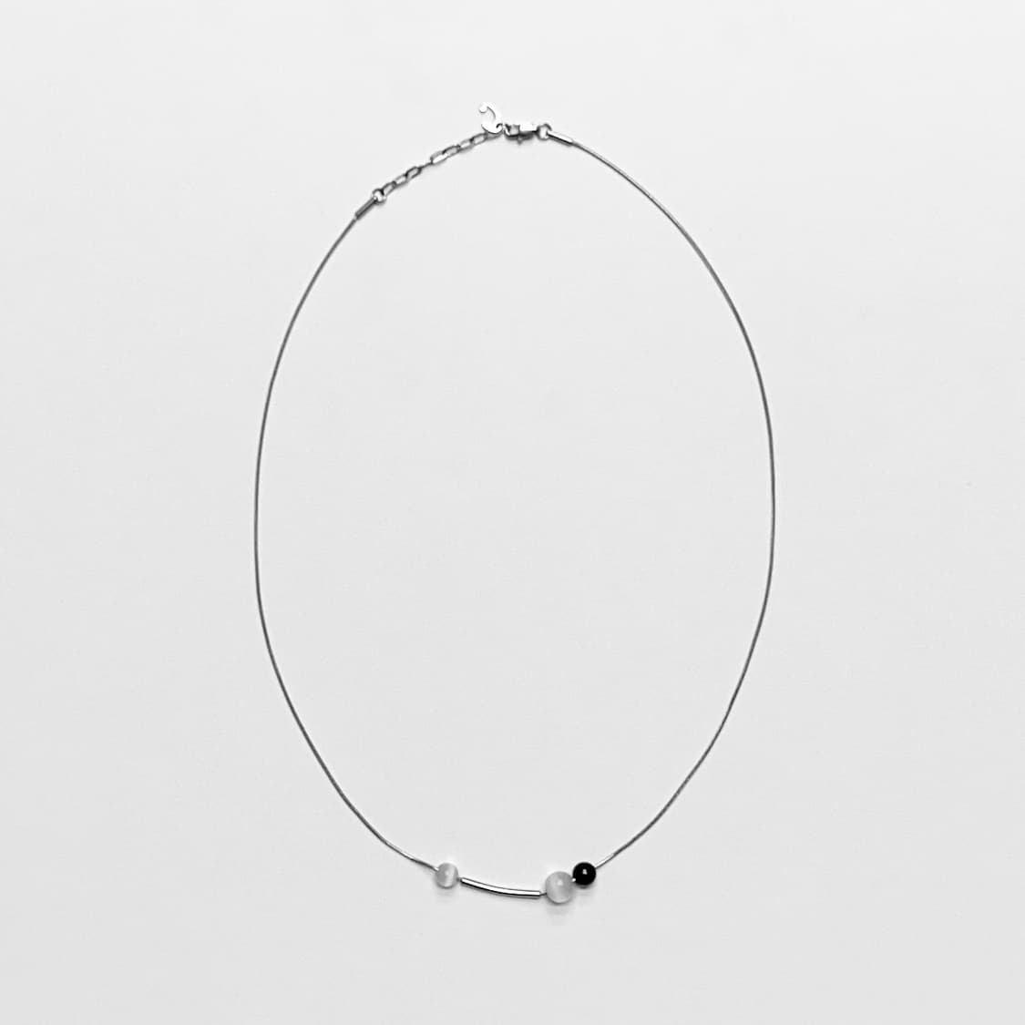 세이지가세이지 그라데이션 목걸이 블랙 2 상품이미지1