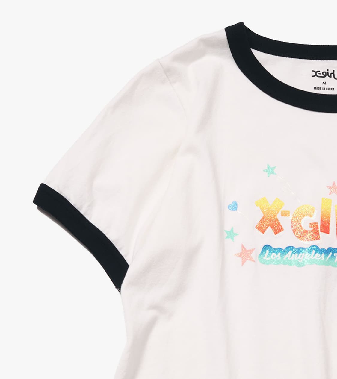 X-GIRL - LOGO RINGER T SHIRT 상품이미지6