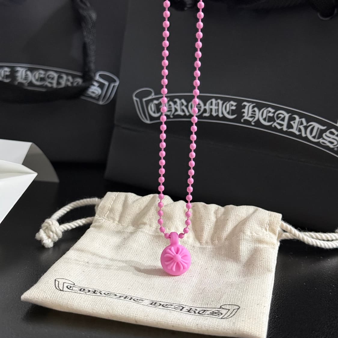 크롬하츠 실리크롬 크로스볼 목걸이 상품이미지3