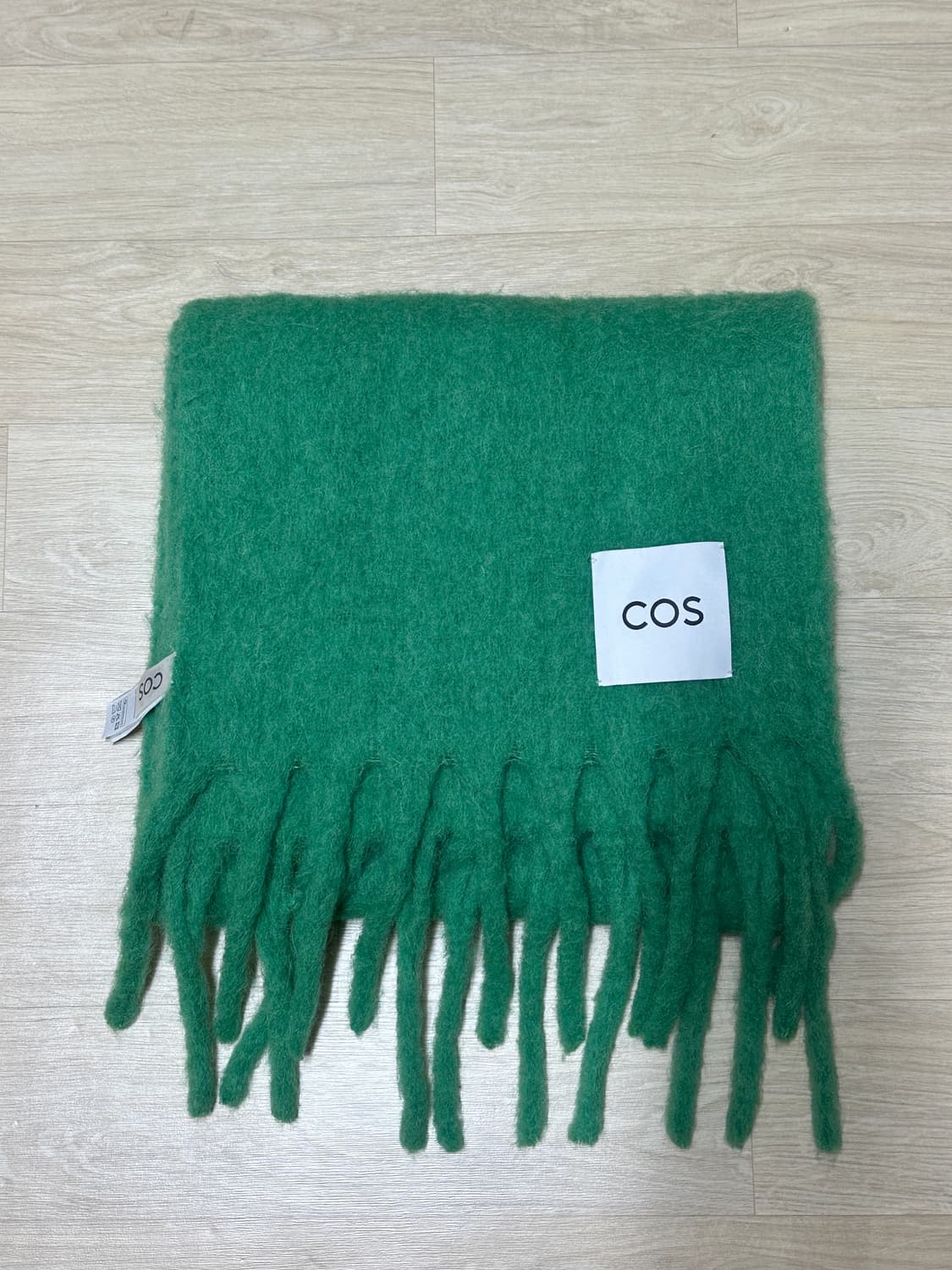 COS Oversized Brushed Green 머플러 상품이미지5