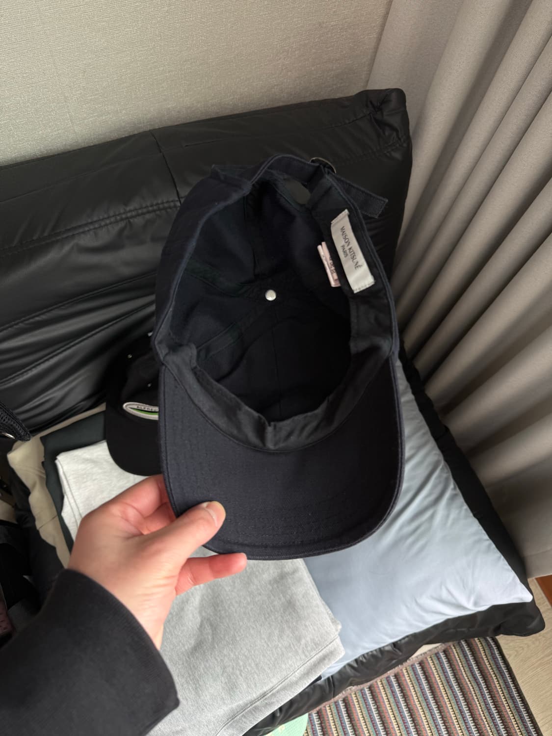 메종키츠네 볼캡 네이비 상품이미지2