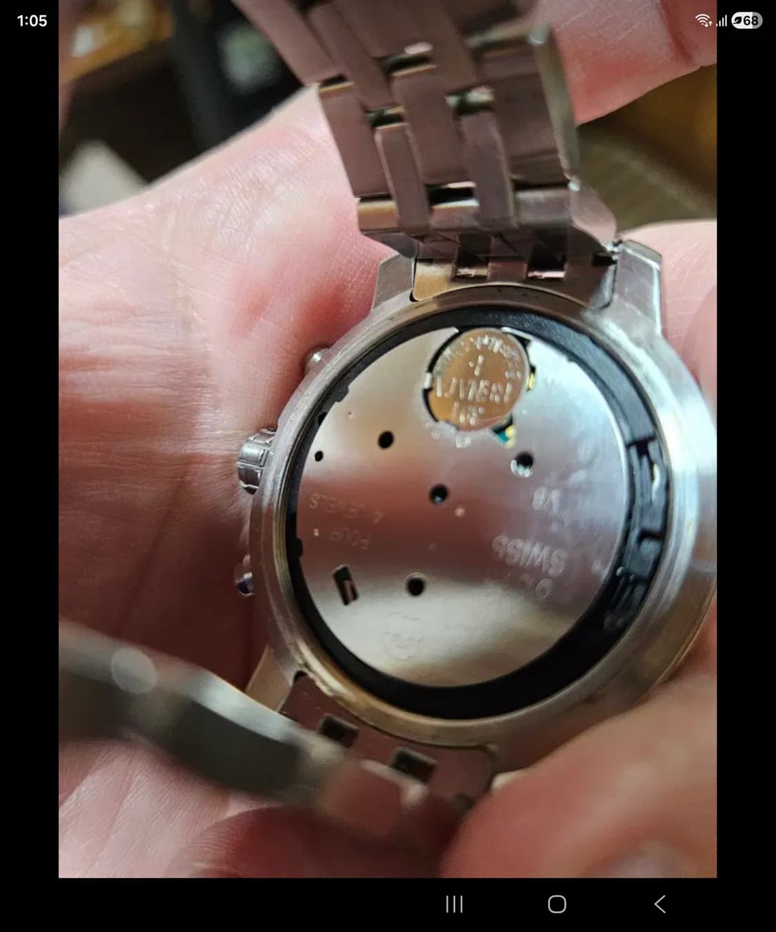 티쏘 Tissot PRC200 크르노 실버 메탈 시계 쿼츠 상품이미지6