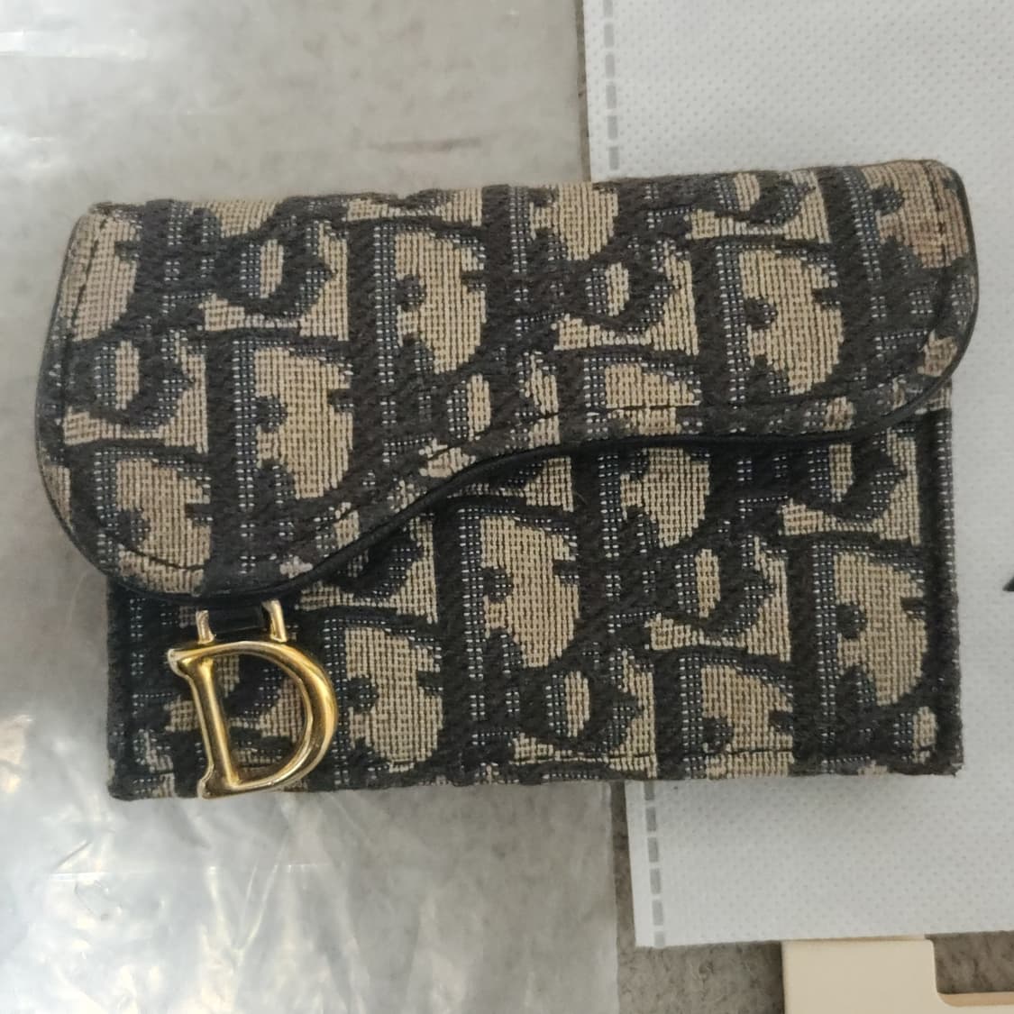 [정품/os] 디올 오블리크 새들 카드지갑 상품이미지2