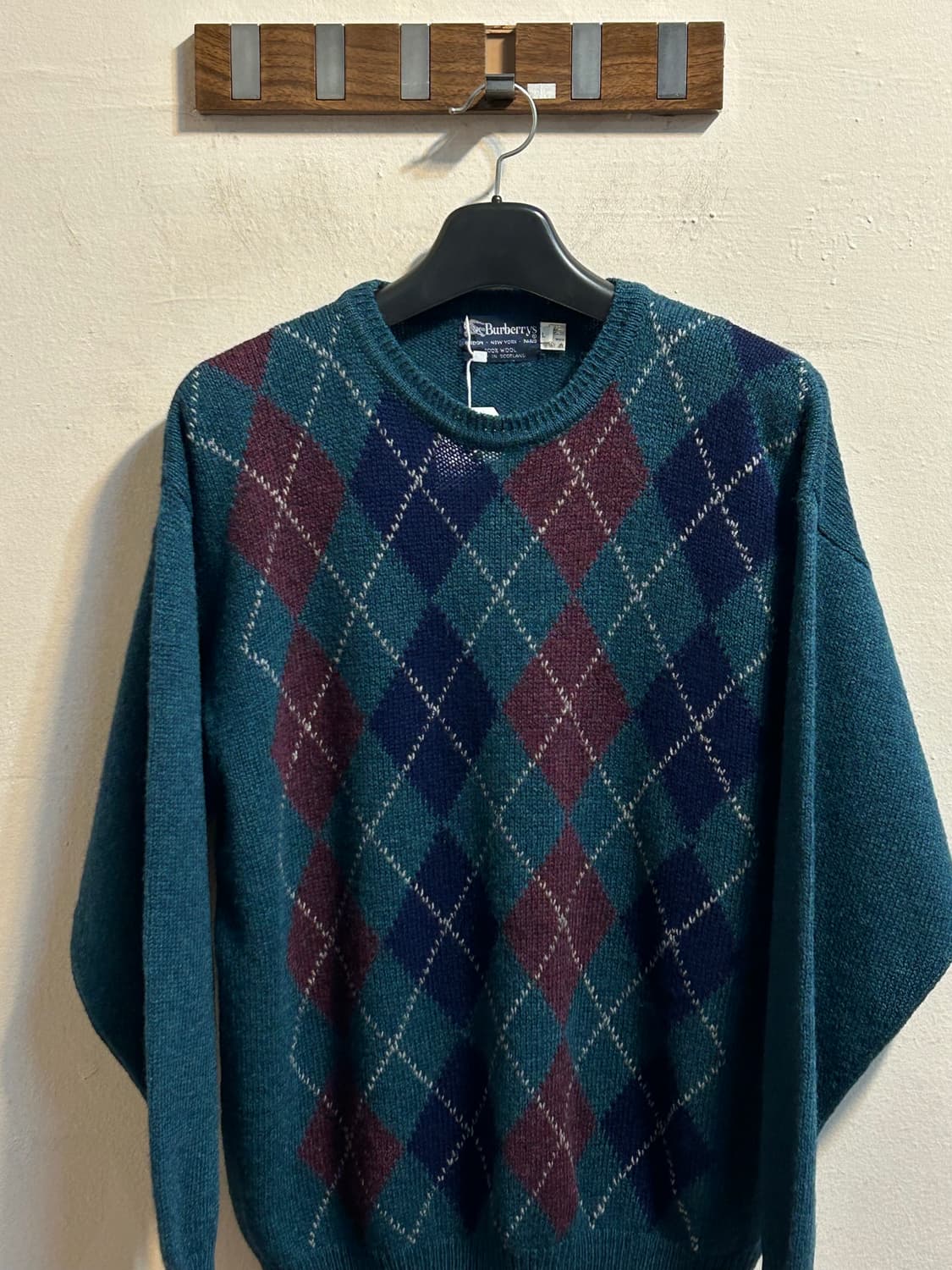 버버리 아가일 울 니트 상품이미지2