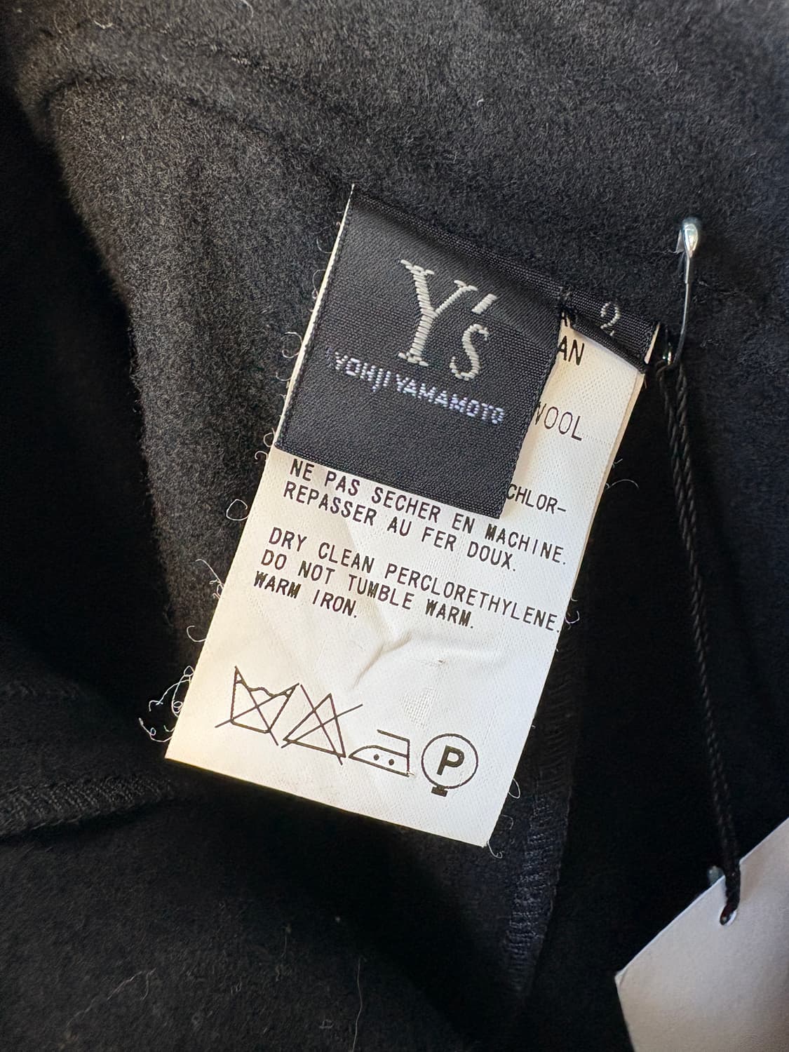 Y's 요지 야마모토 울 스커트 슬랙스 팬츠 상품이미지6