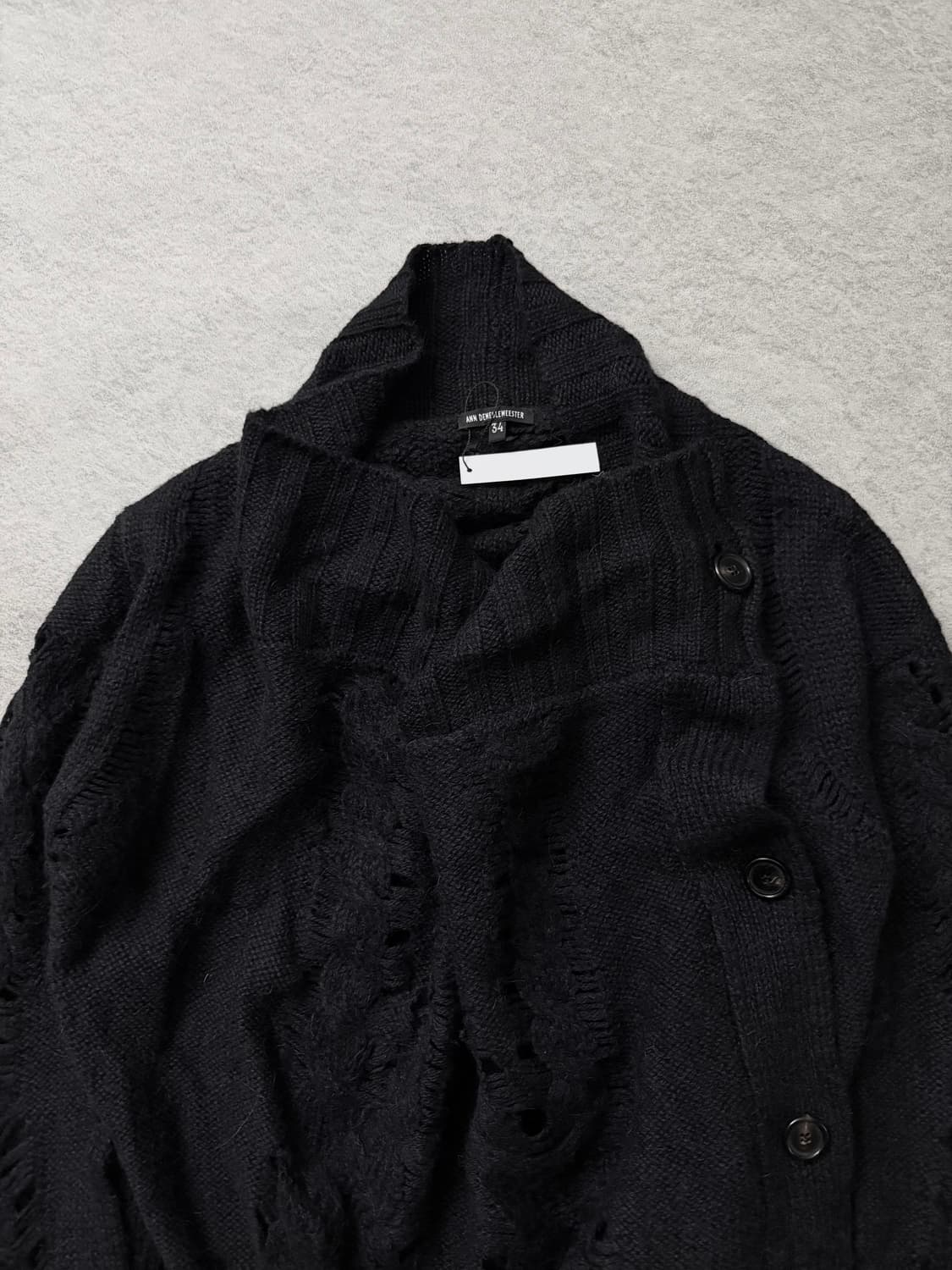 10FW 앤드뮐미스터 디스트로이드 비대칭 가디건 상품이미지6