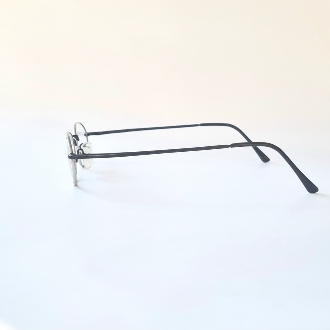 빈티지 레트로 오벌 블랙 &실버 안경테 430 상품이미지7