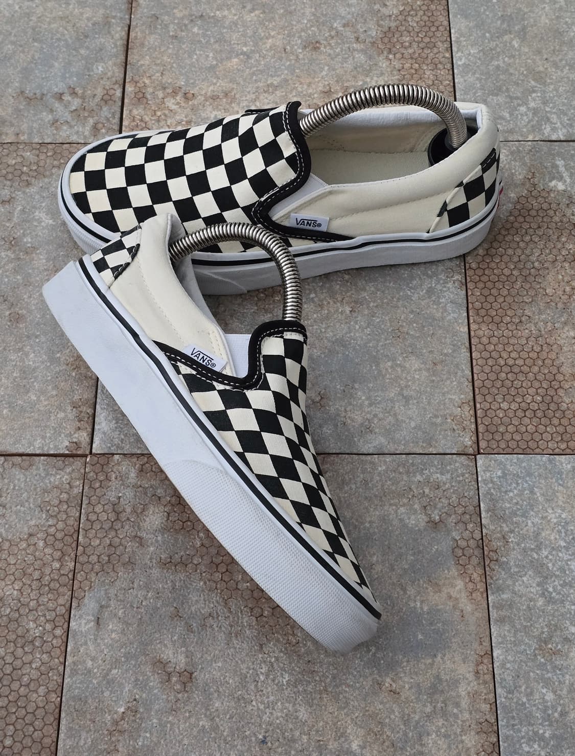 (225)반스 체커보드 슬립온  상품이미지6