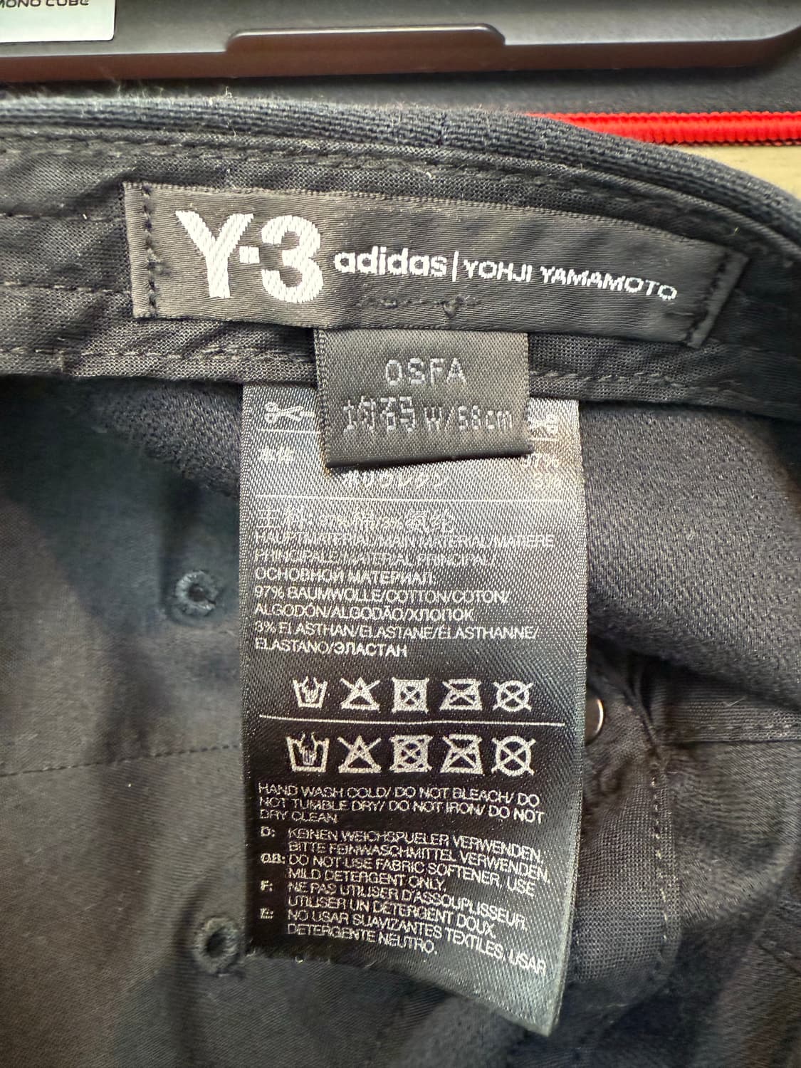 Y-3 요지야마모토 자수볼캡 상품이미지4