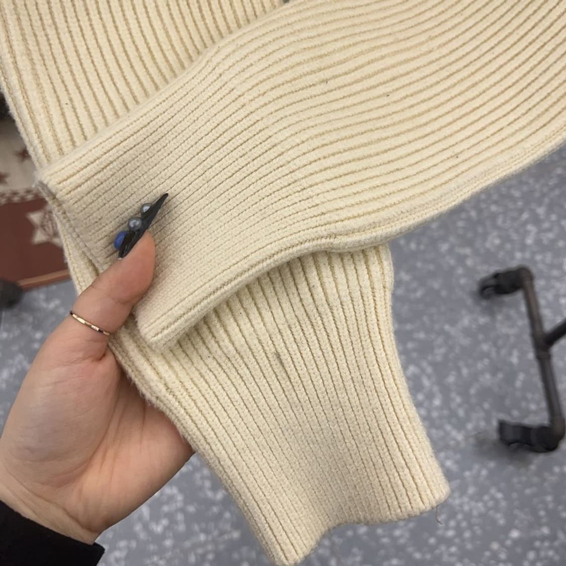 마리테 프랑소와 저버 여리핏 뜨개 니트 가디건 M C08730 상품이미지7