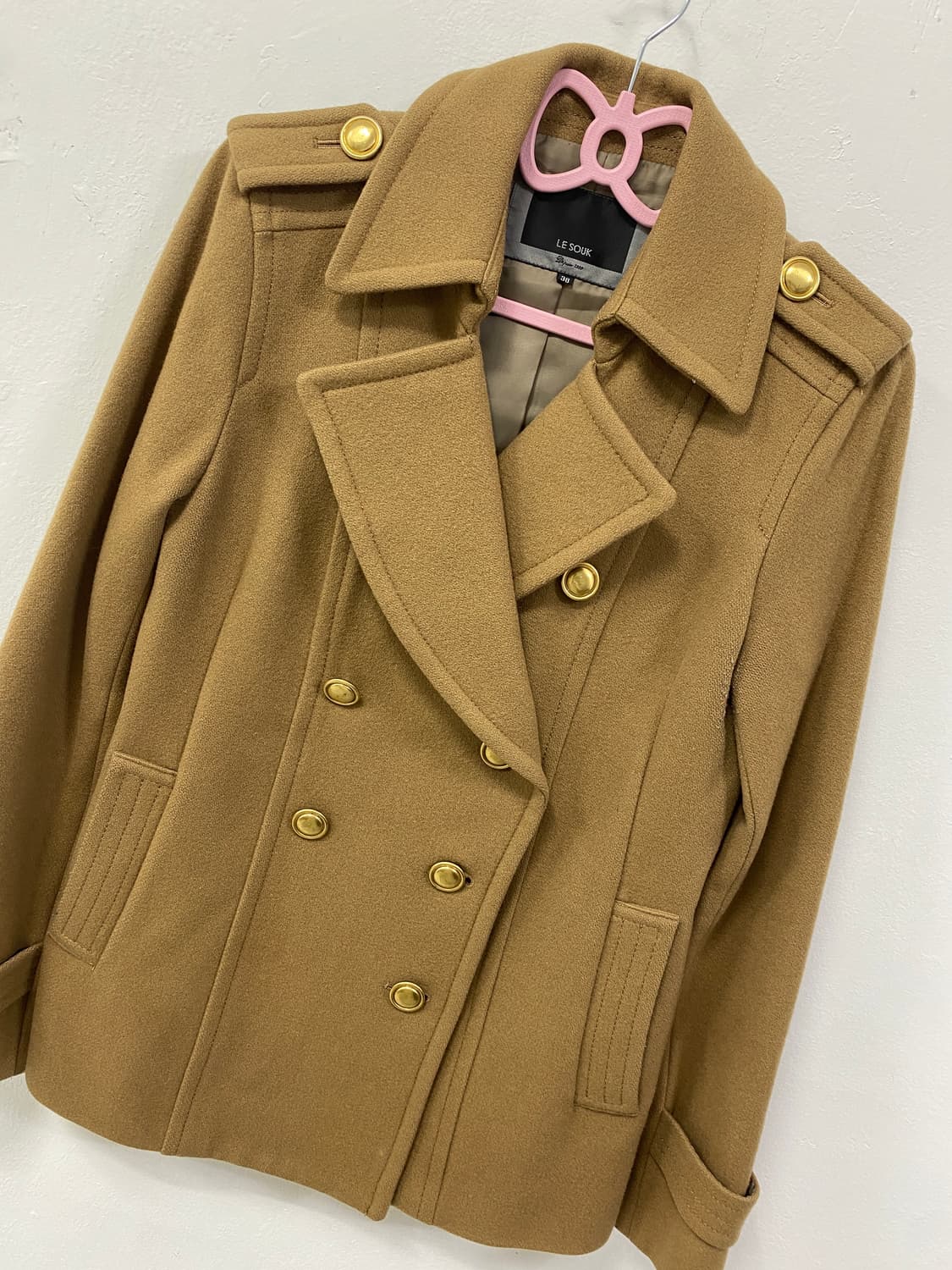 [LE SOUK] 라떼갸루 리락쿠마 숏 코트 상품이미지7