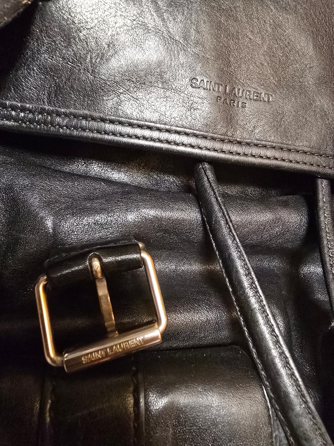 생로랑 13ss 에디슬리먼 레더 백팩 상품이미지7