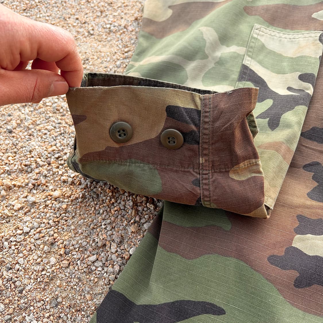 US Army 미군 우드랜드 카모 셔츠 (2XL)   상품이미지6