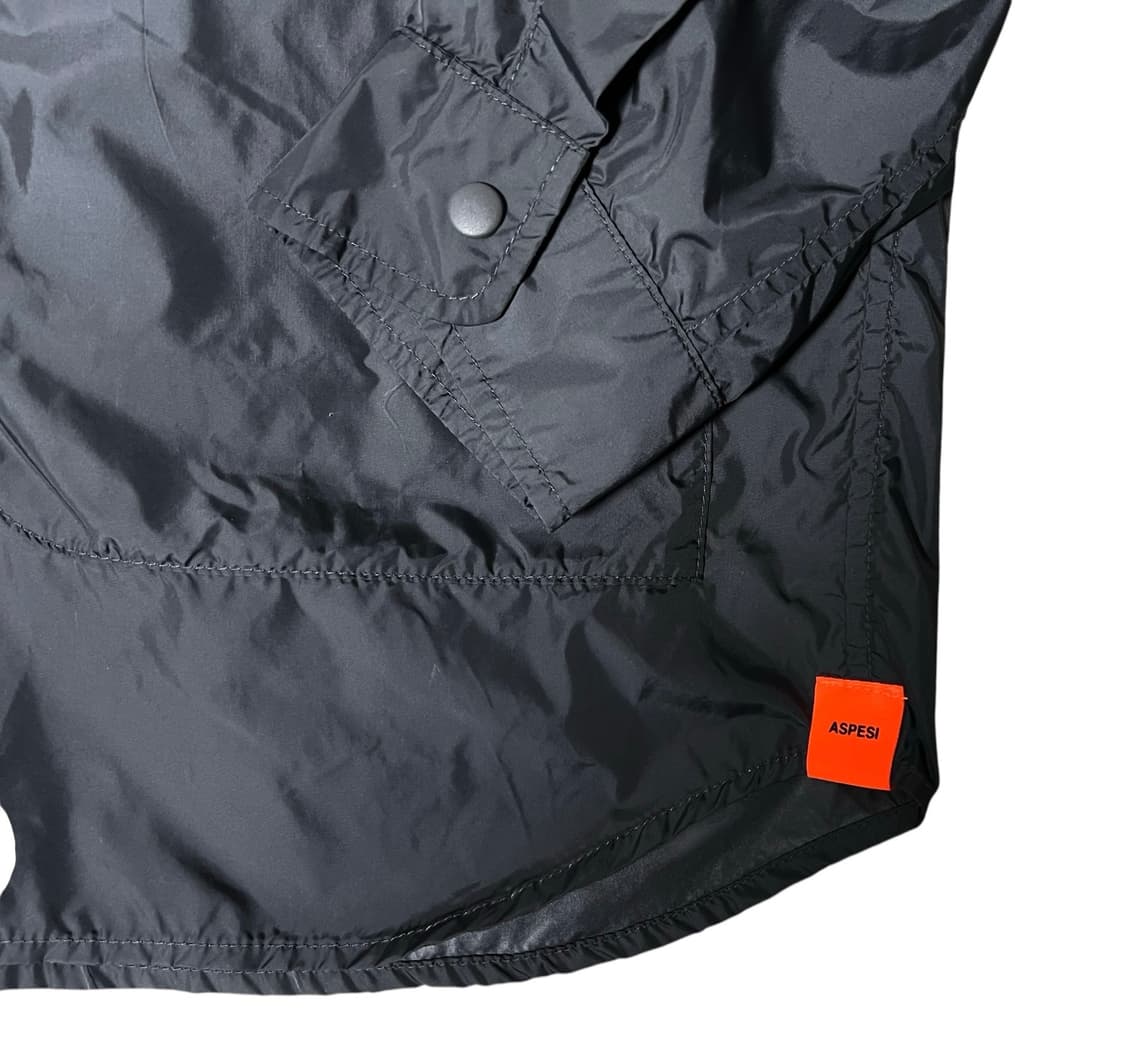 아스페시 바람막이 셔츠 쟈켓  블랙 상품이미지3