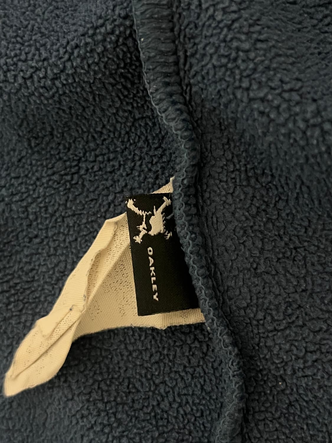 오클리 90s/y2k 네이비블루 플리스 집업 상품이미지7