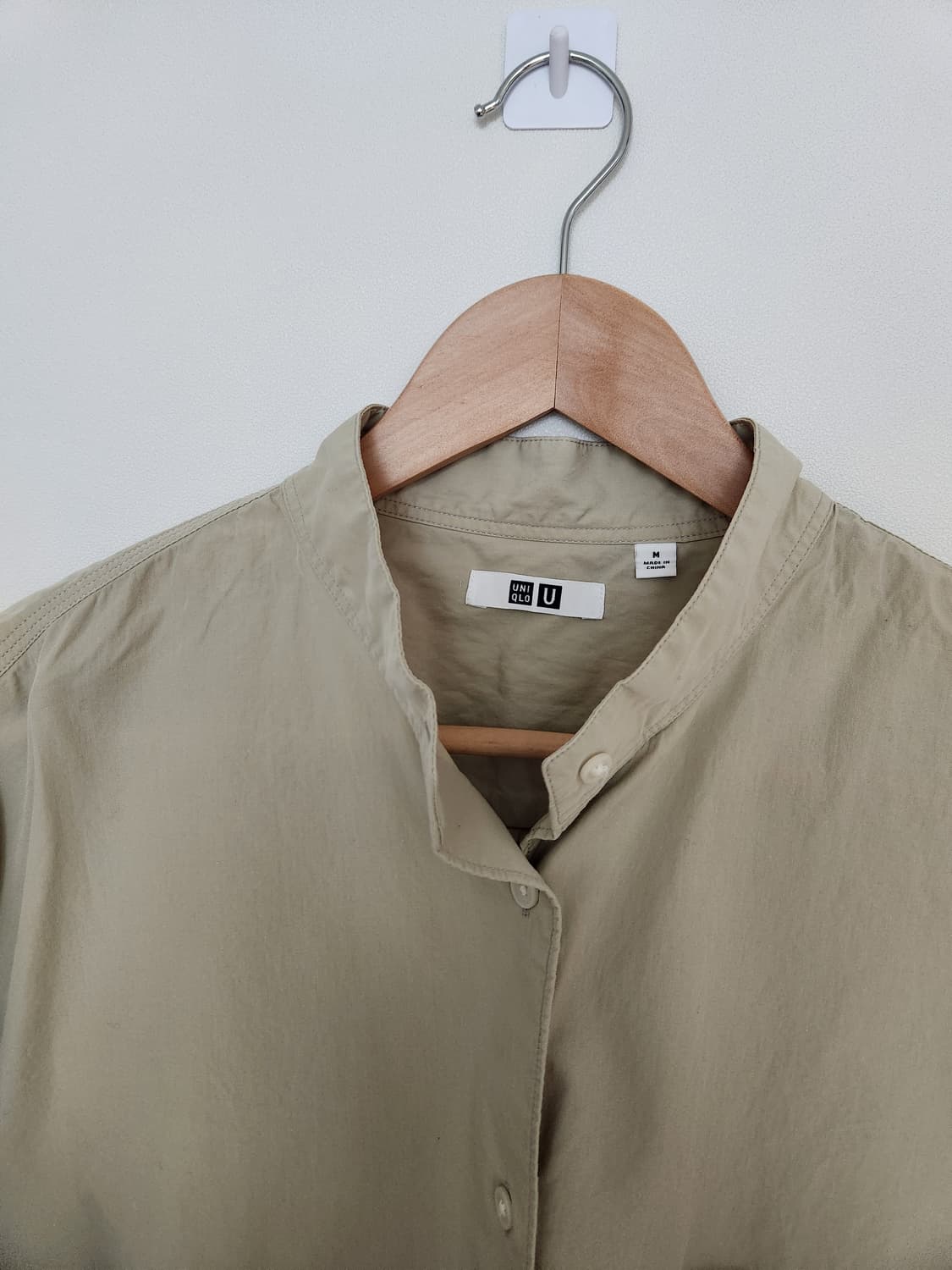 유니클로U 오버사이즈 롱셔츠 M 상품이미지4