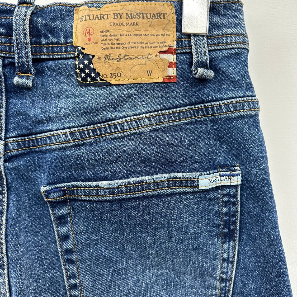 McSTUART 맥스튜어트 중청 워싱 스판 청바지 30 상품이미지7