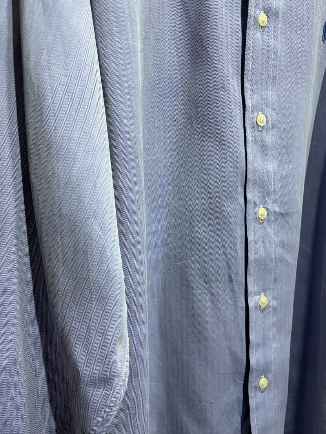 XXL 폴로랄프로렌 YARMOUTH 라이트퍼플 투플리 코튼 셔츠 상품이미지7