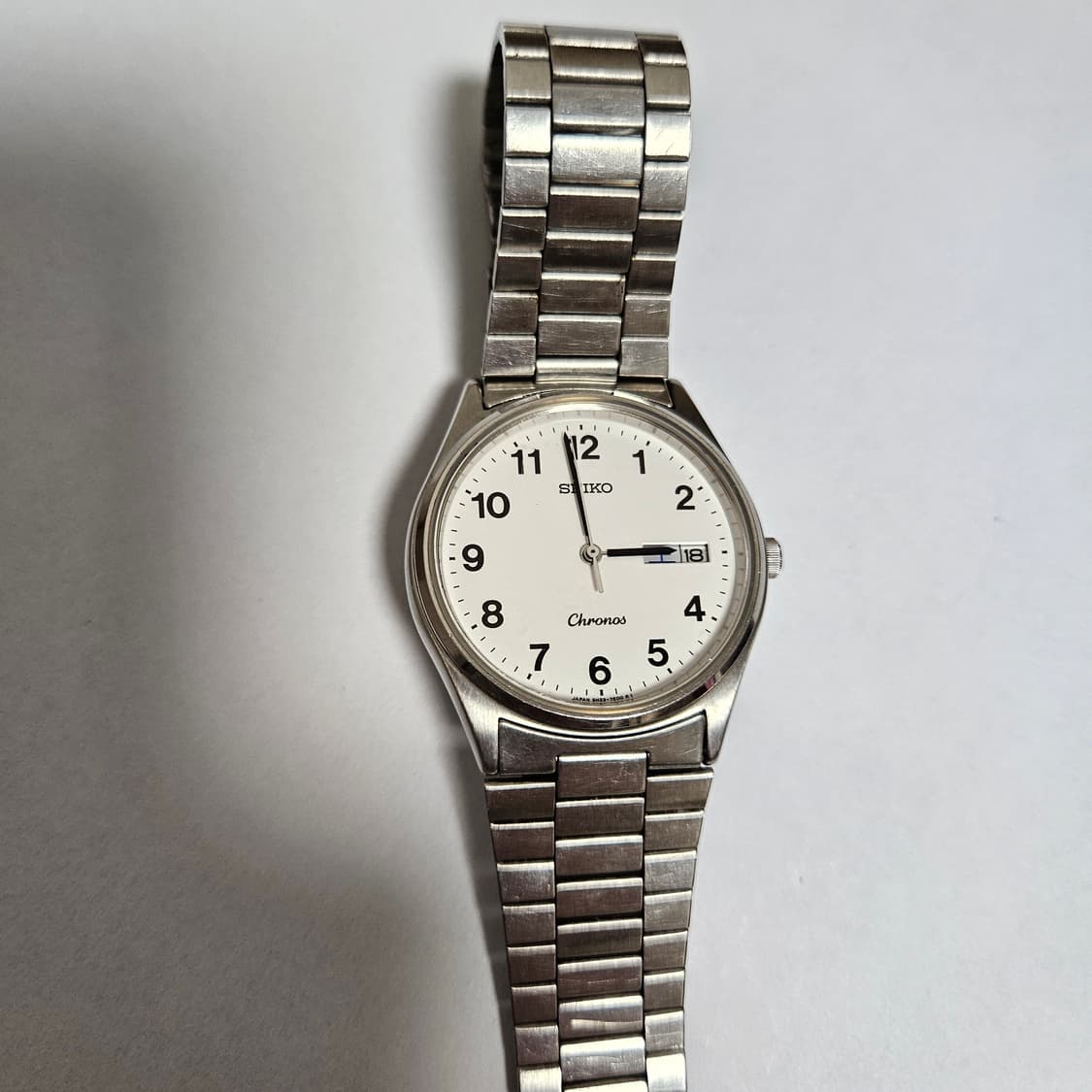 90s Seiko Chronos Day-date Quartz 빈티지 시계 상품이미지1