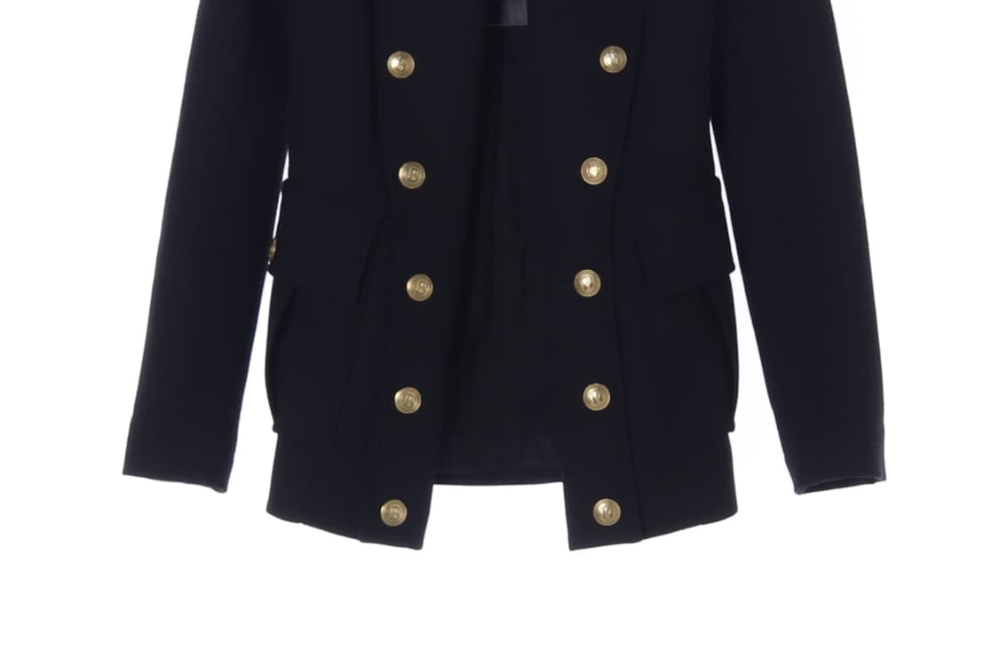 [XS]피에르발망 울96% 더블 금장 버튼 나폴레옹 재킷
 상품이미지3