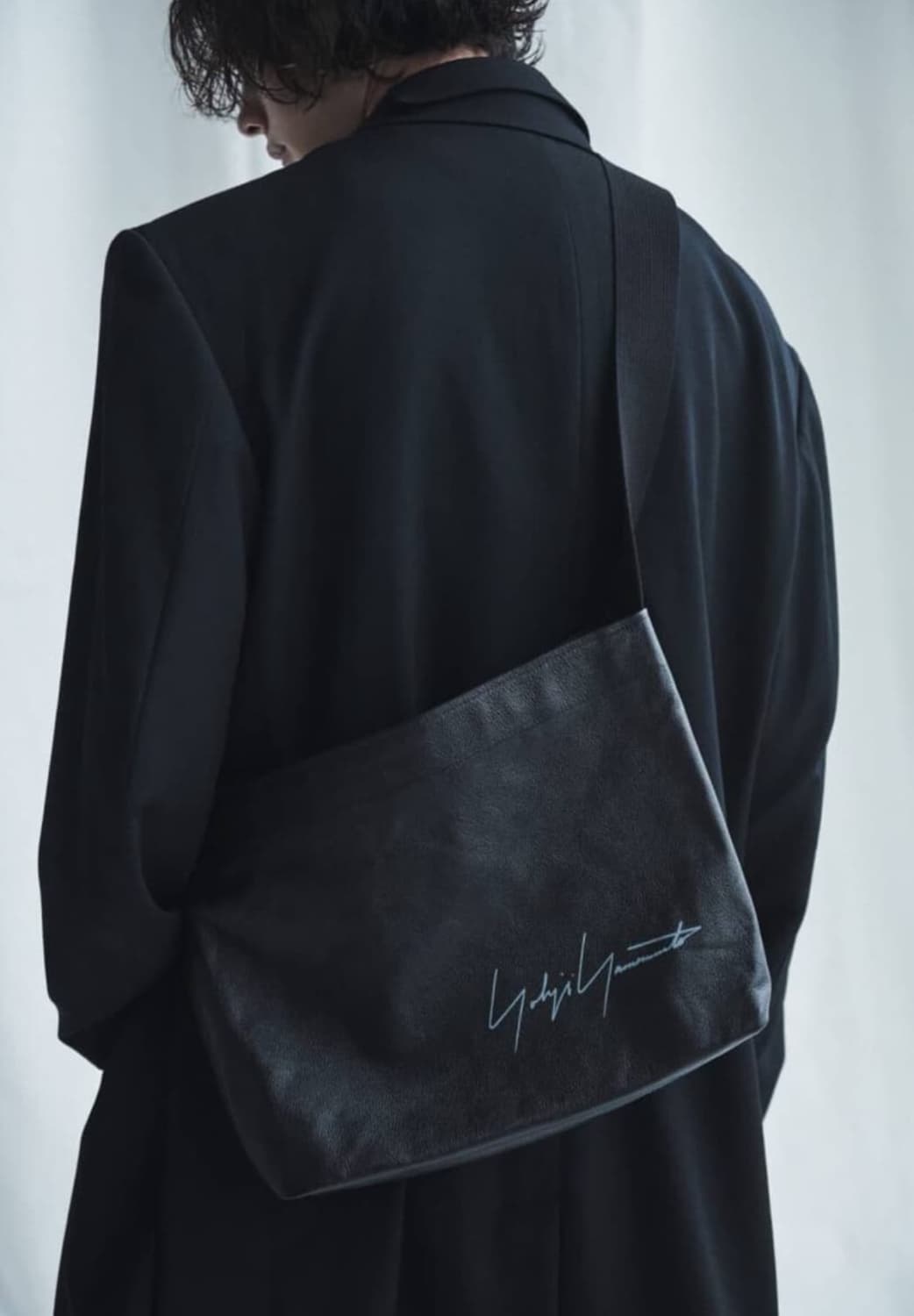 [OS] 요지 야마모토 아오야마 카우레더 숄더백 상품이미지10