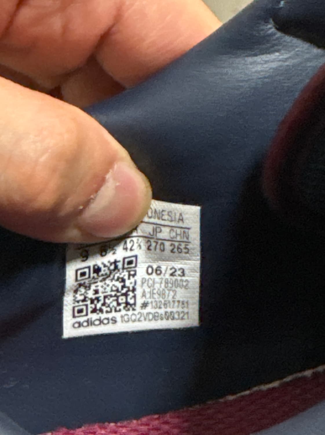 아디다스 슈퍼스타 버건디 270 상품이미지6
