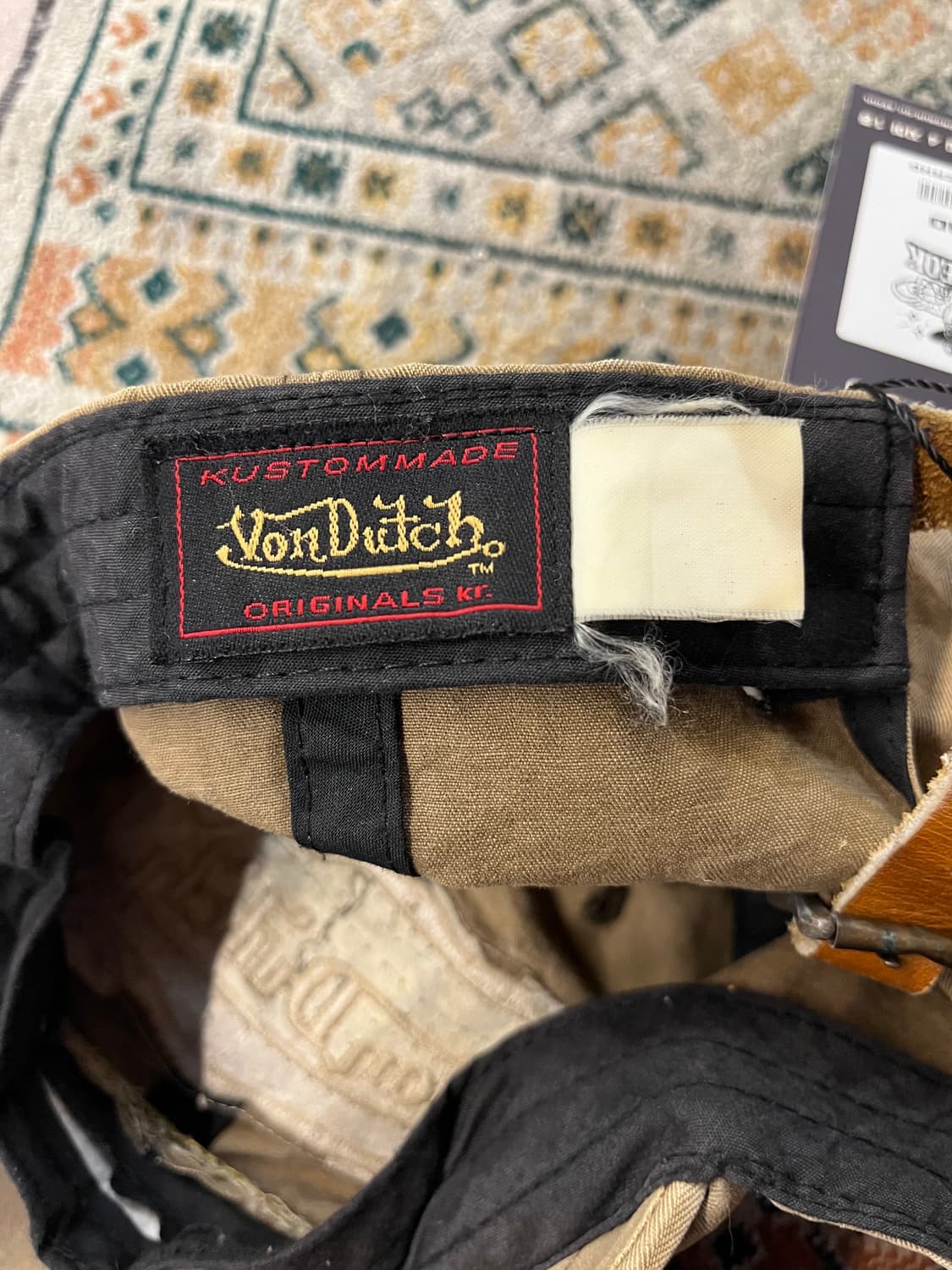 본더치 볼캡 모자 베이지 #csz1964 상품이미지4