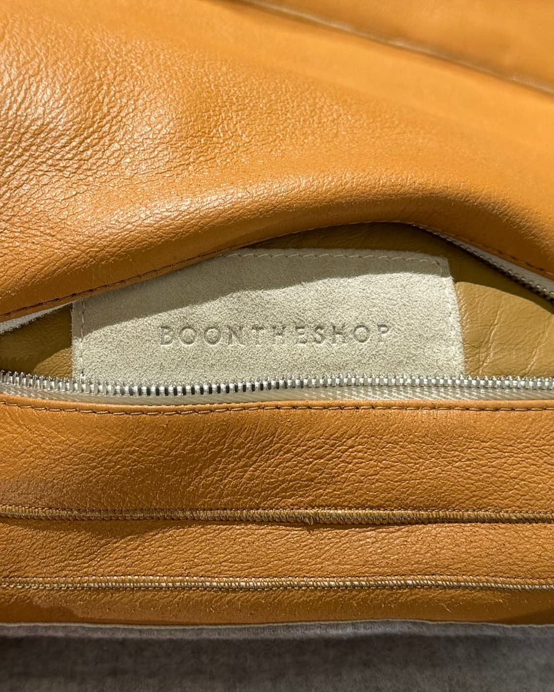 분더샵 브라운 그레이 리버서블 시어링 롱 코트 상품이미지8