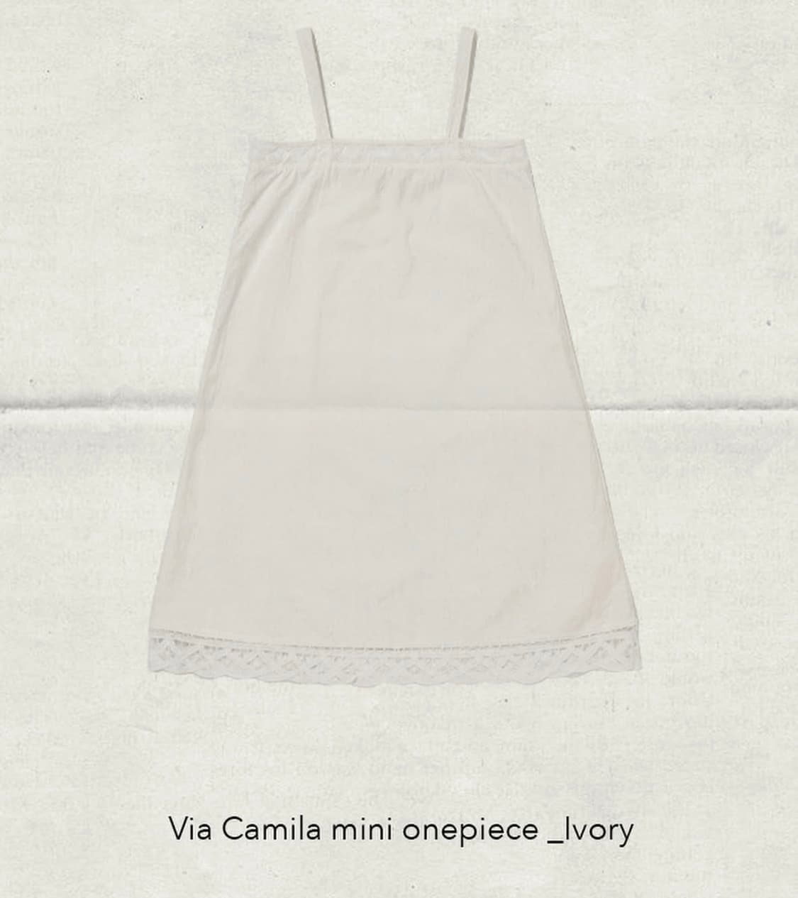 비아플레인 비아 카밀라 미니 원피스  상품이미지3