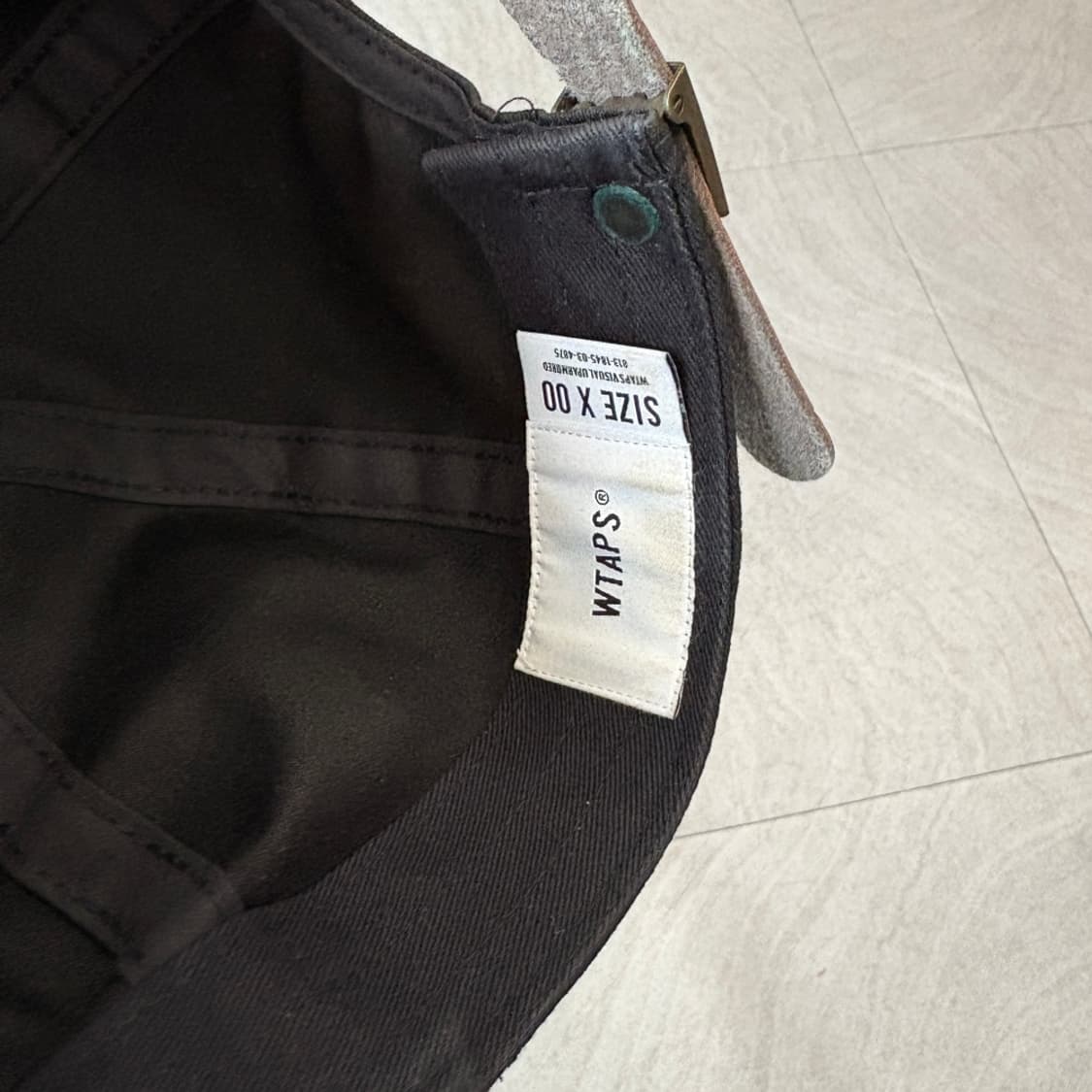 Wtaps Cotton Moleskin cap 더블탭스 코튼 몰스킨 모자 상품이미지4