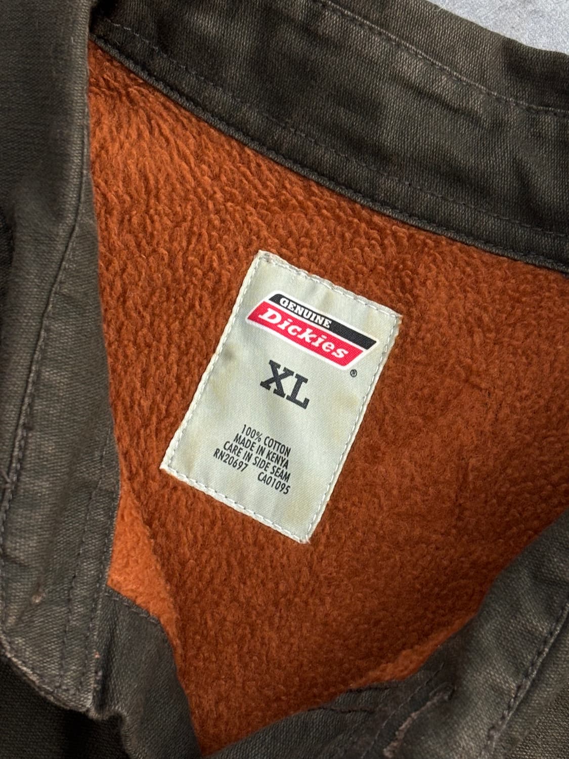 Dickies 딕키즈 브라운 오버사이즈 포켓 워크 셔츠 상품이미지7