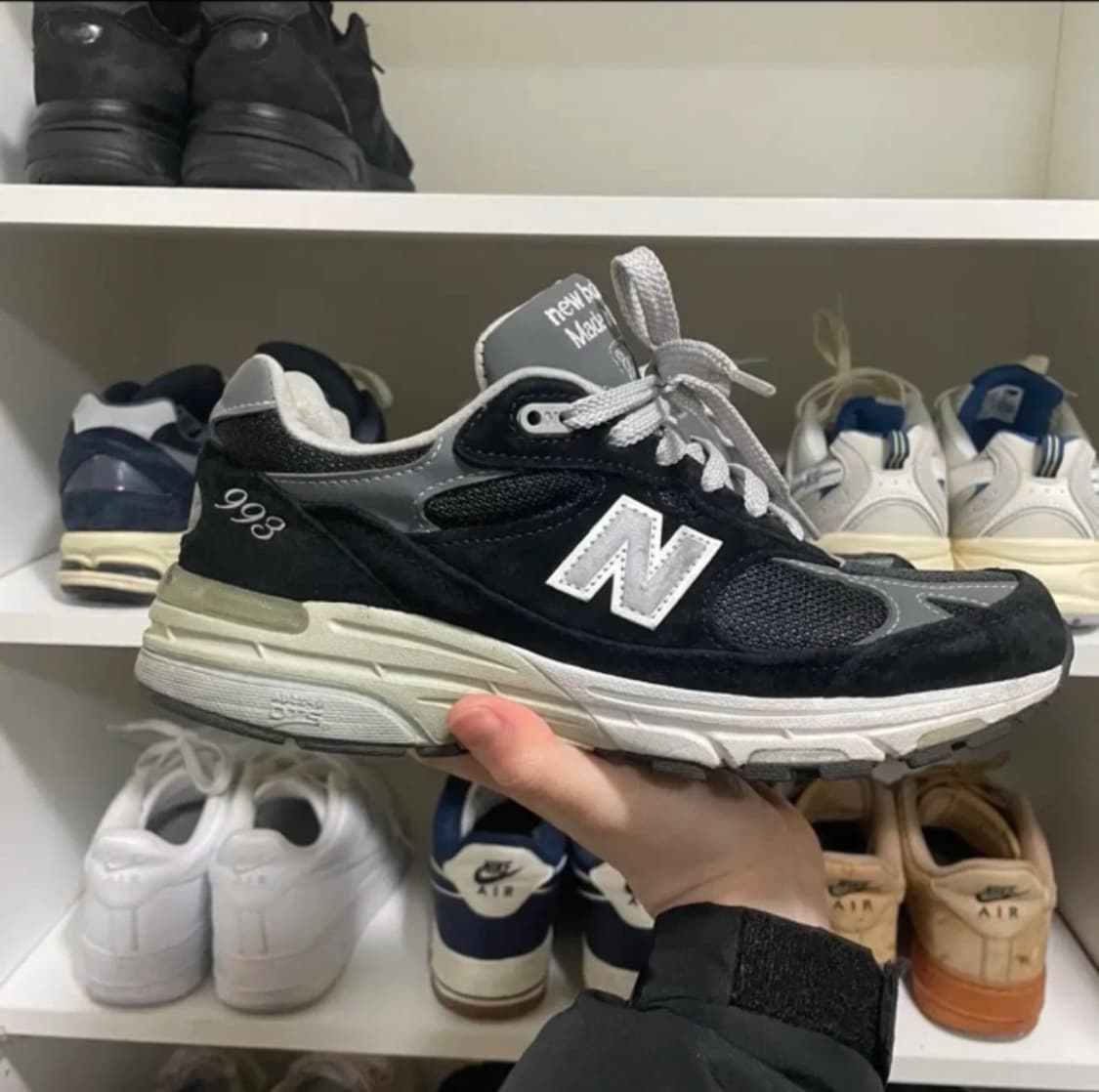 (250)뉴발란스 993 블랙 상품이미지2