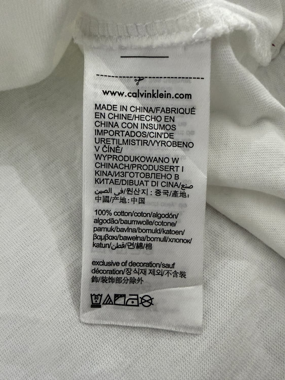 켈빈클라인 피마코튼 반팔티셔츠 상품이미지5